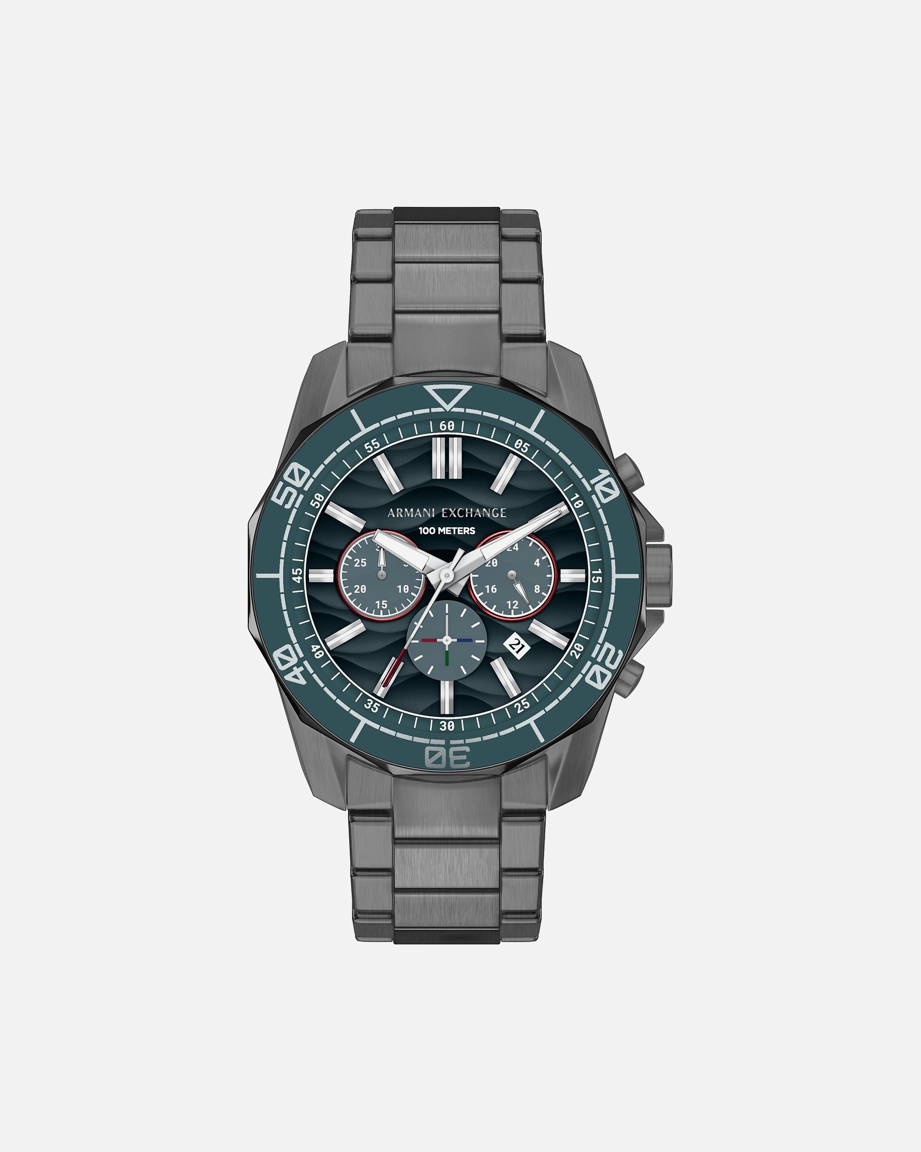 Uhr für Männlich Armani Exchange Chronograph Edelstahl anthrazit
