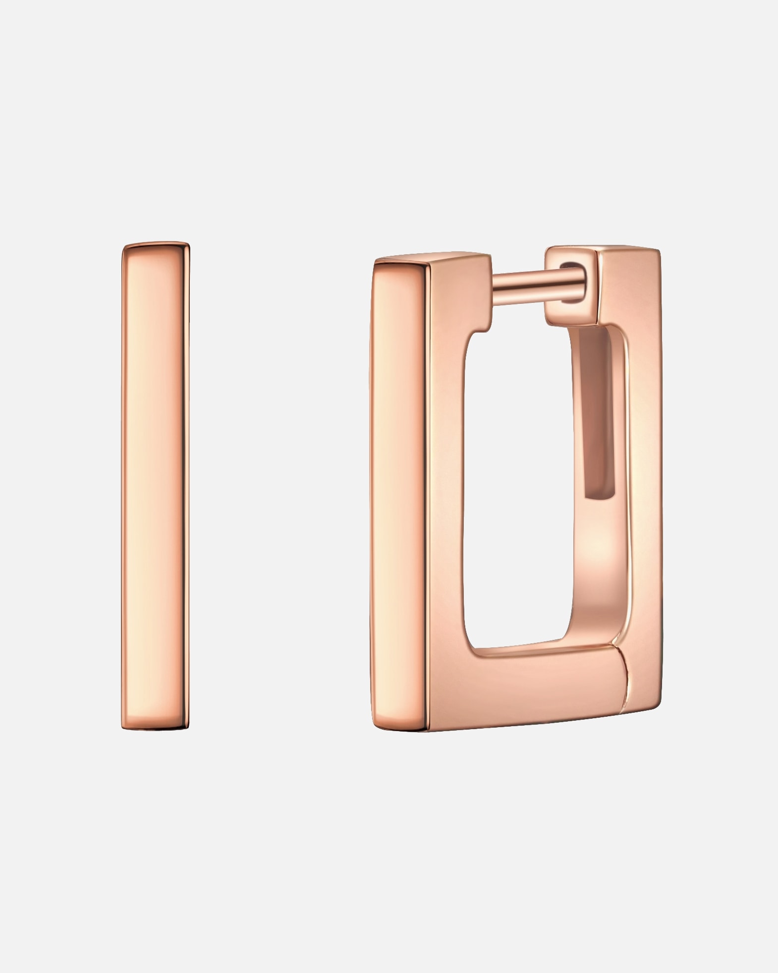 Creolen für Weiblich Glanzstücke München Creolen Sterling Silber in Roségold 1 Stück