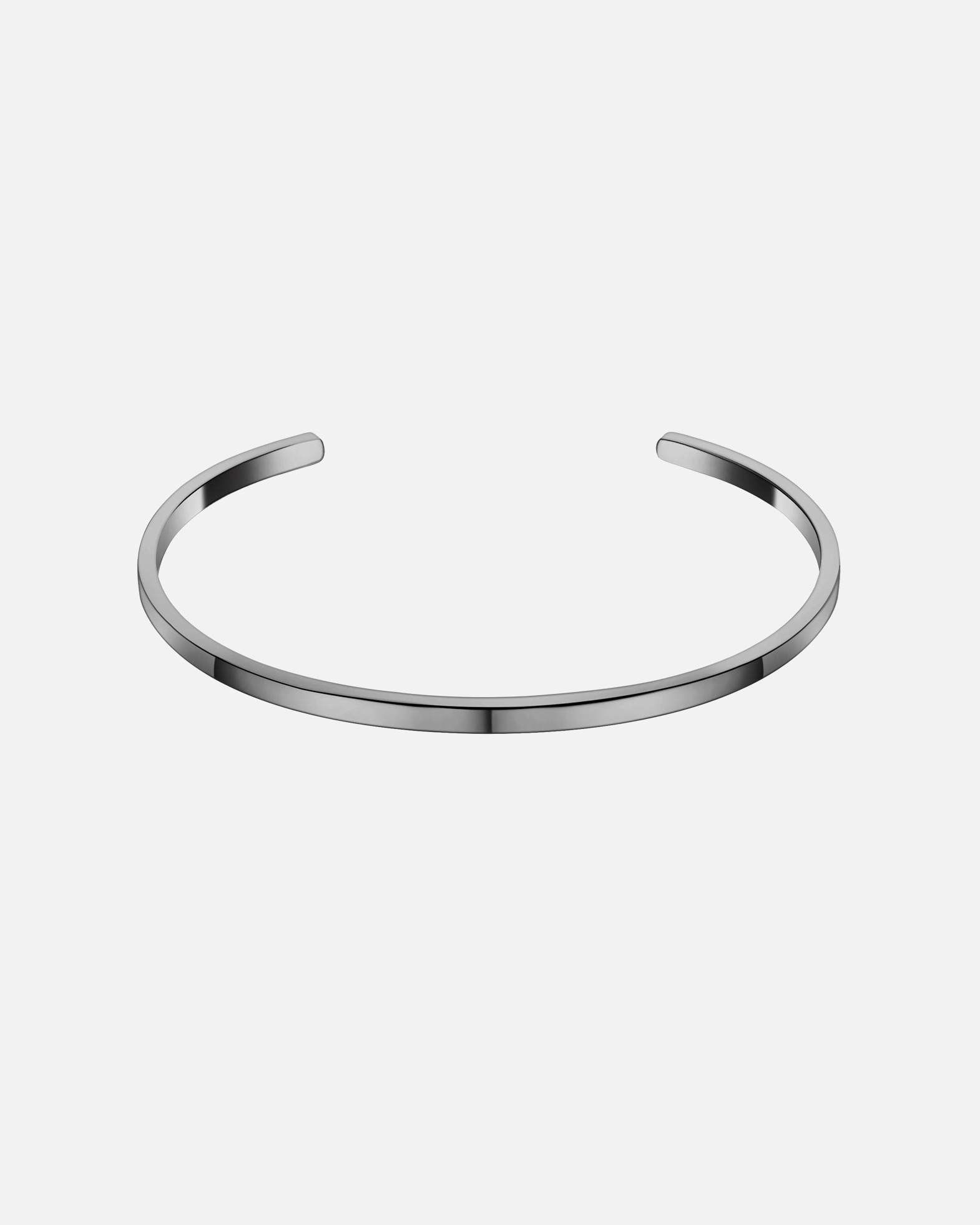 Armreif für Männlich True Rebels Armband aus Edelstahl in Gunmetal 1 Stück