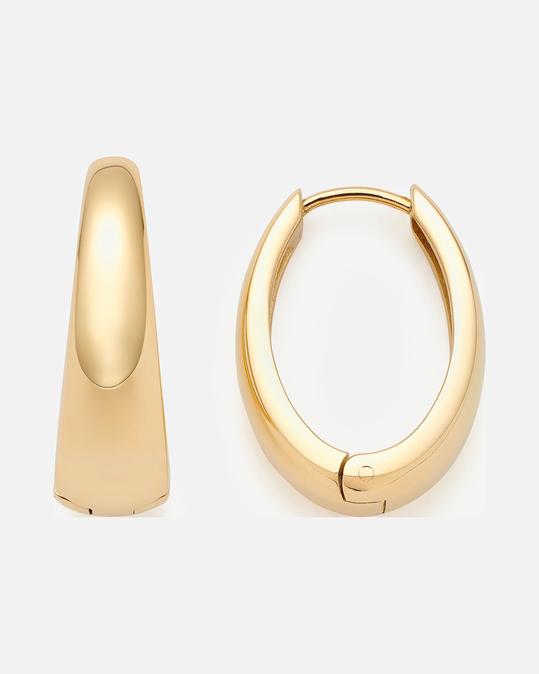 Ohrringe für Weiblich Leonardo Creolen Edelstahl gold