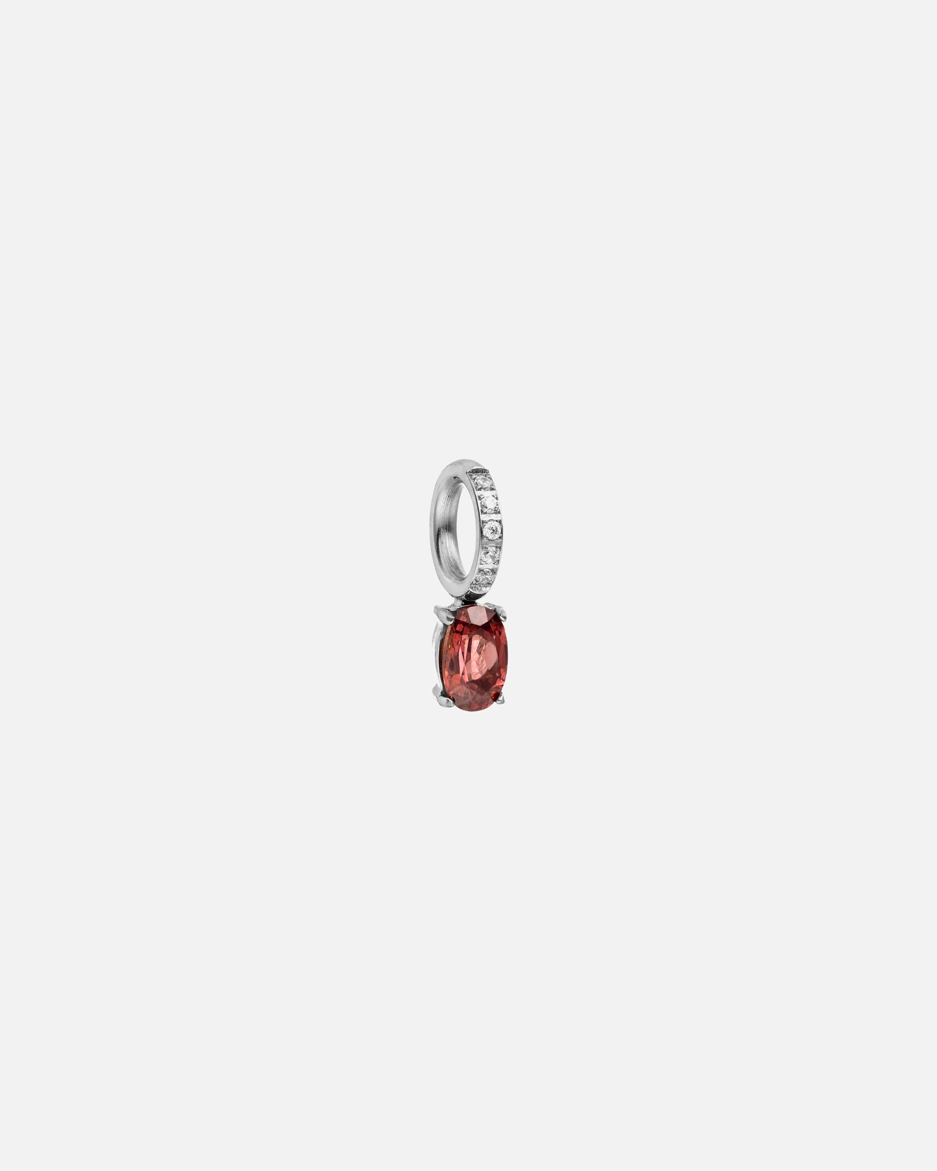 Schmuckanhänger für Unisex Purelei Geburtsstein Januar Granat Charm 100% Edelstahl Silber