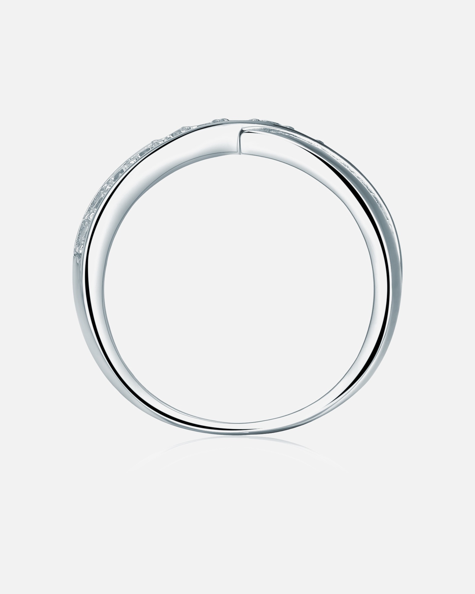 Ring für Weiblich Rafaela Donata Ring Sterling Silber Zirkonia in Silber 50