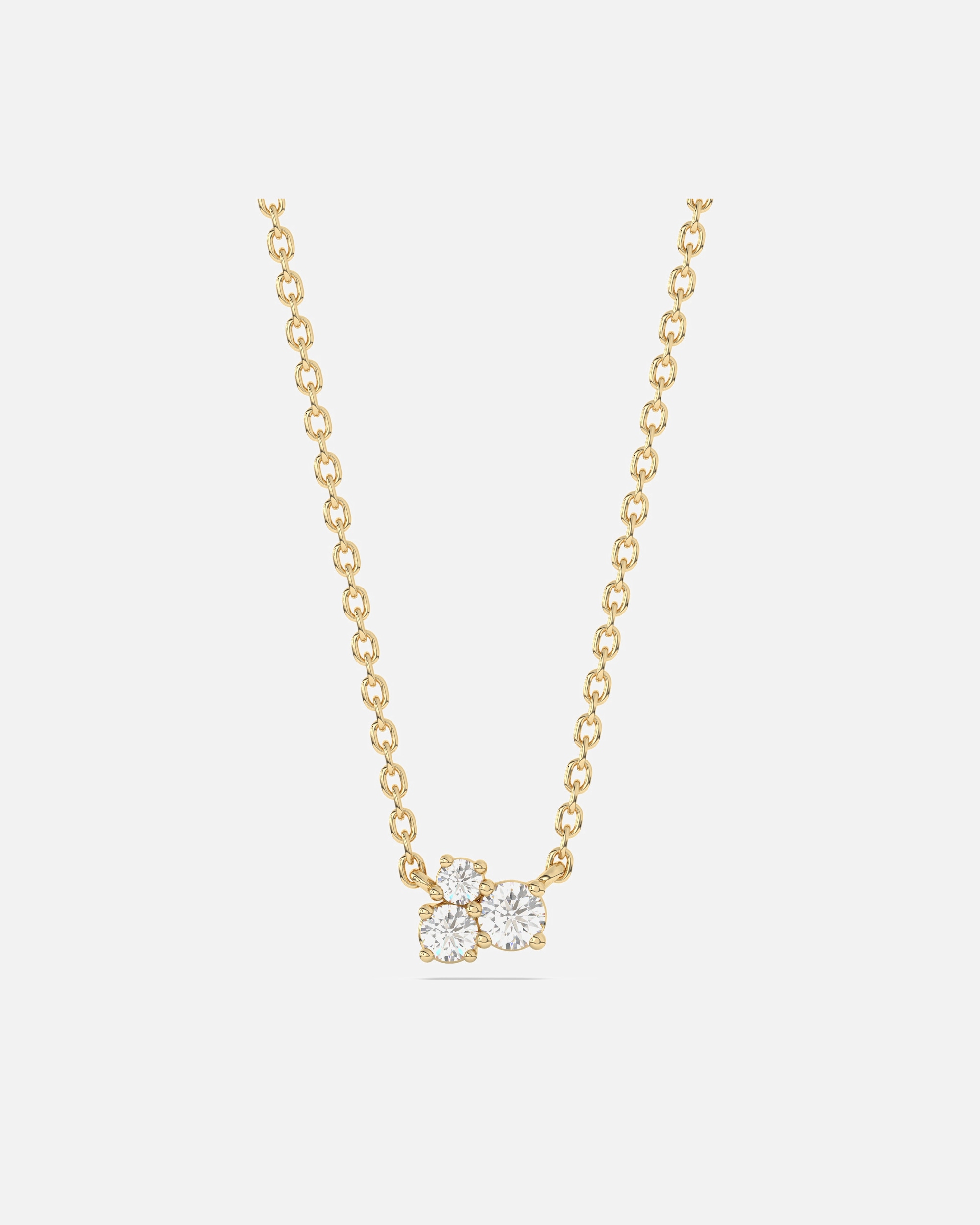 Halskette für Weiblich Diam Addict Halskette 585/- Gold Diamant weiß 0,16ct. 42+3cm
