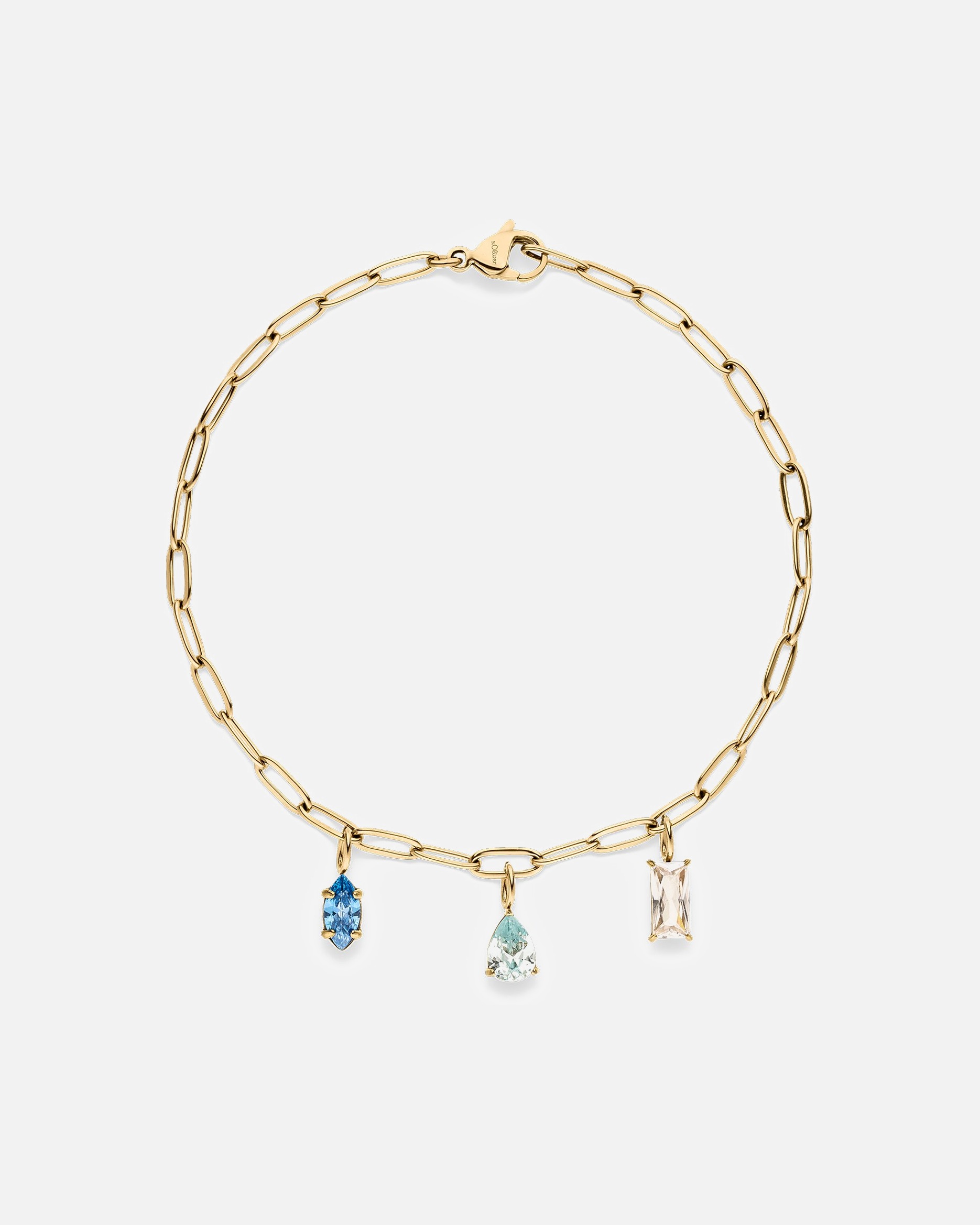 Armband für Weiblich s.Oliver Armband Edelstahl, Farbstein gold