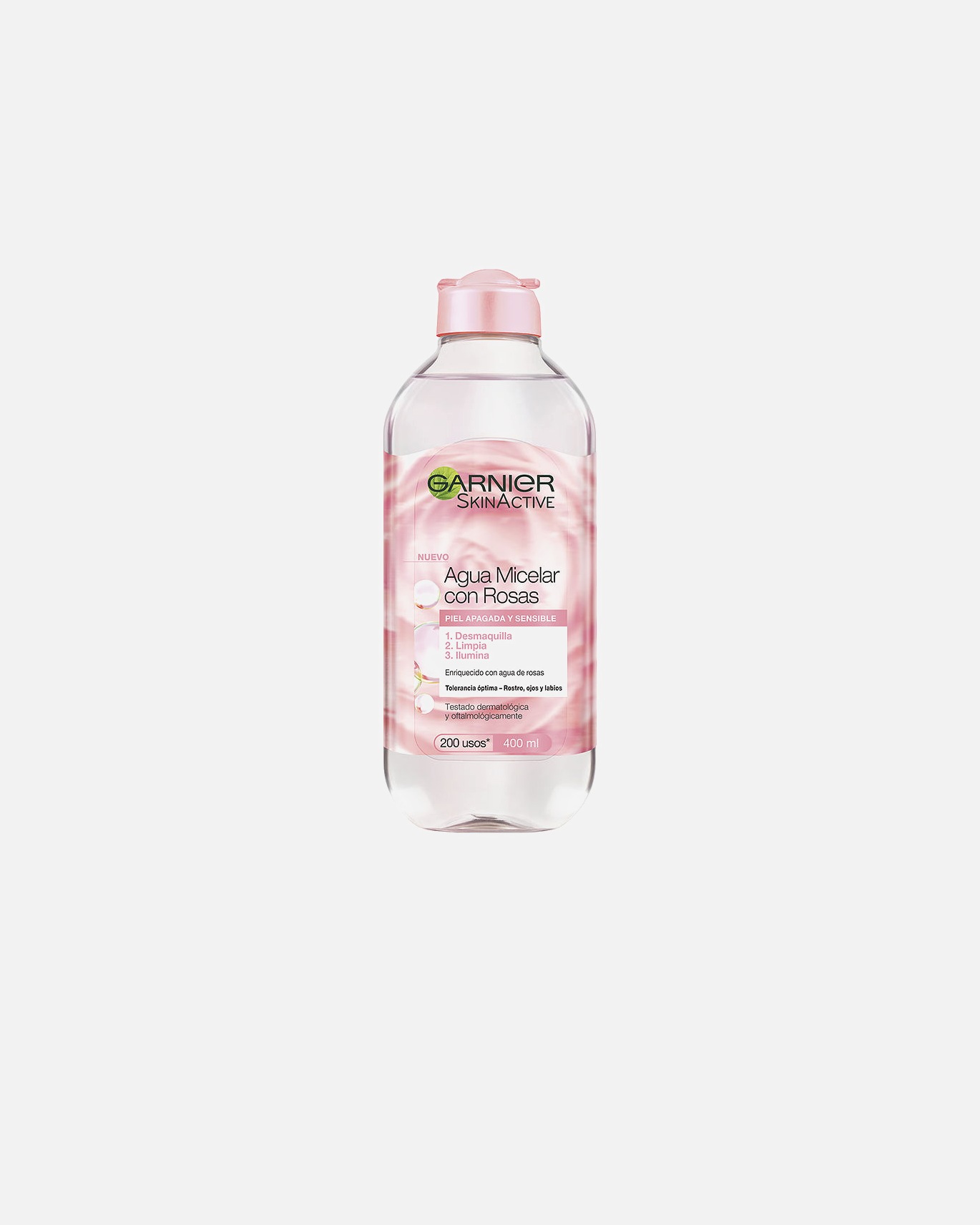 Mizellenwasser für Weiblich Garnier SKINACTIVE Rosen-Mizellenwasser für stumpfe, empfindliche Haut 400 ml