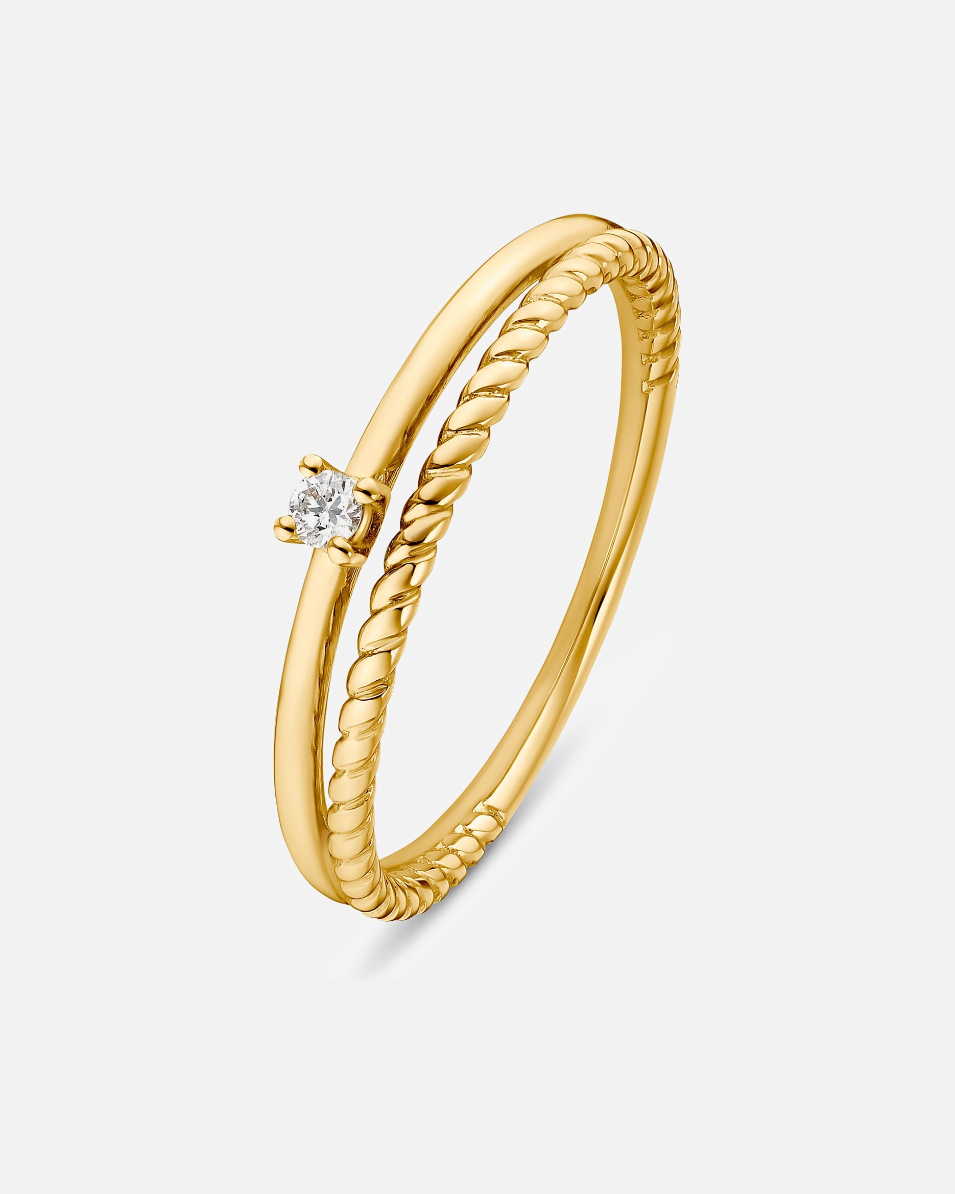 Ring für Weiblich CHRIST Damenring 375er Gelbgold 50