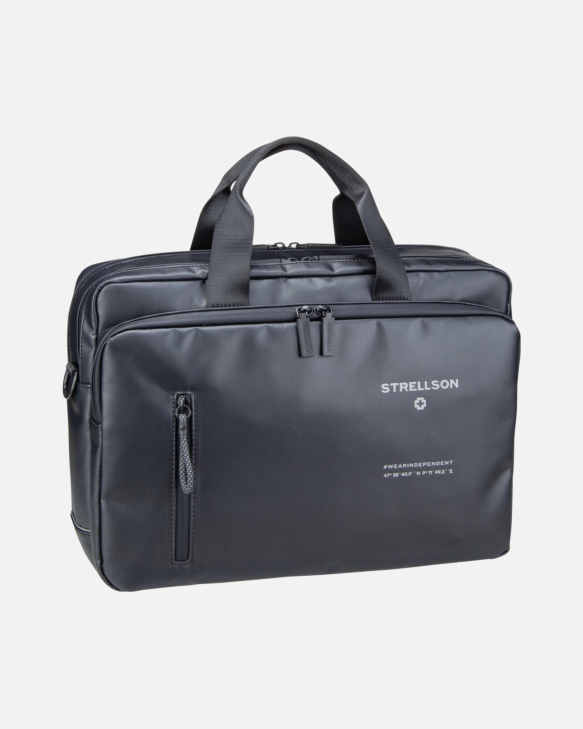 Laptoptasche für Männlich Strellson Aktentasche Stockwell 2.0 Charles Briefbag MHZ Black