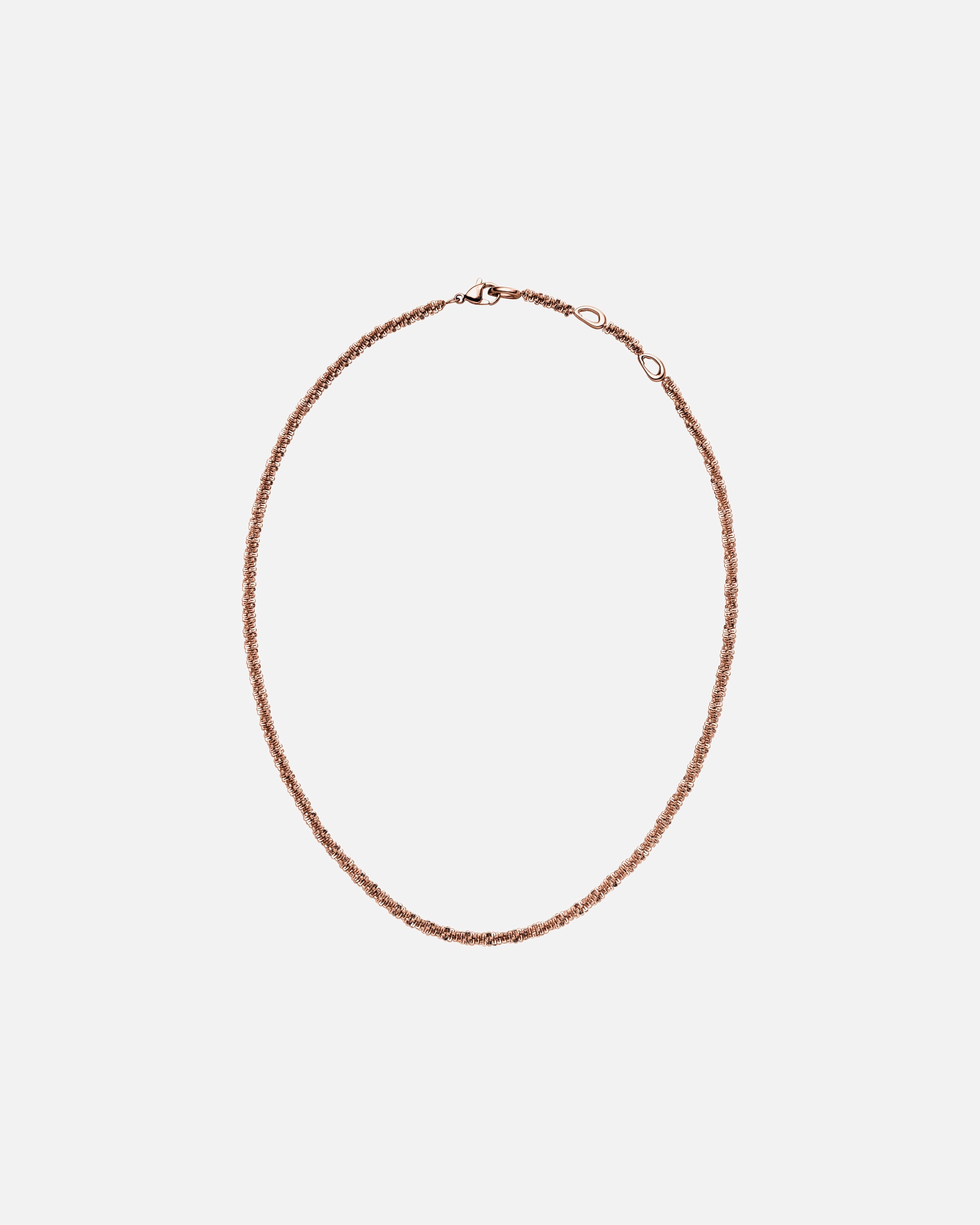 Halskette für Weiblich Purelei Lava Kette 100% Edelstahl Roségold