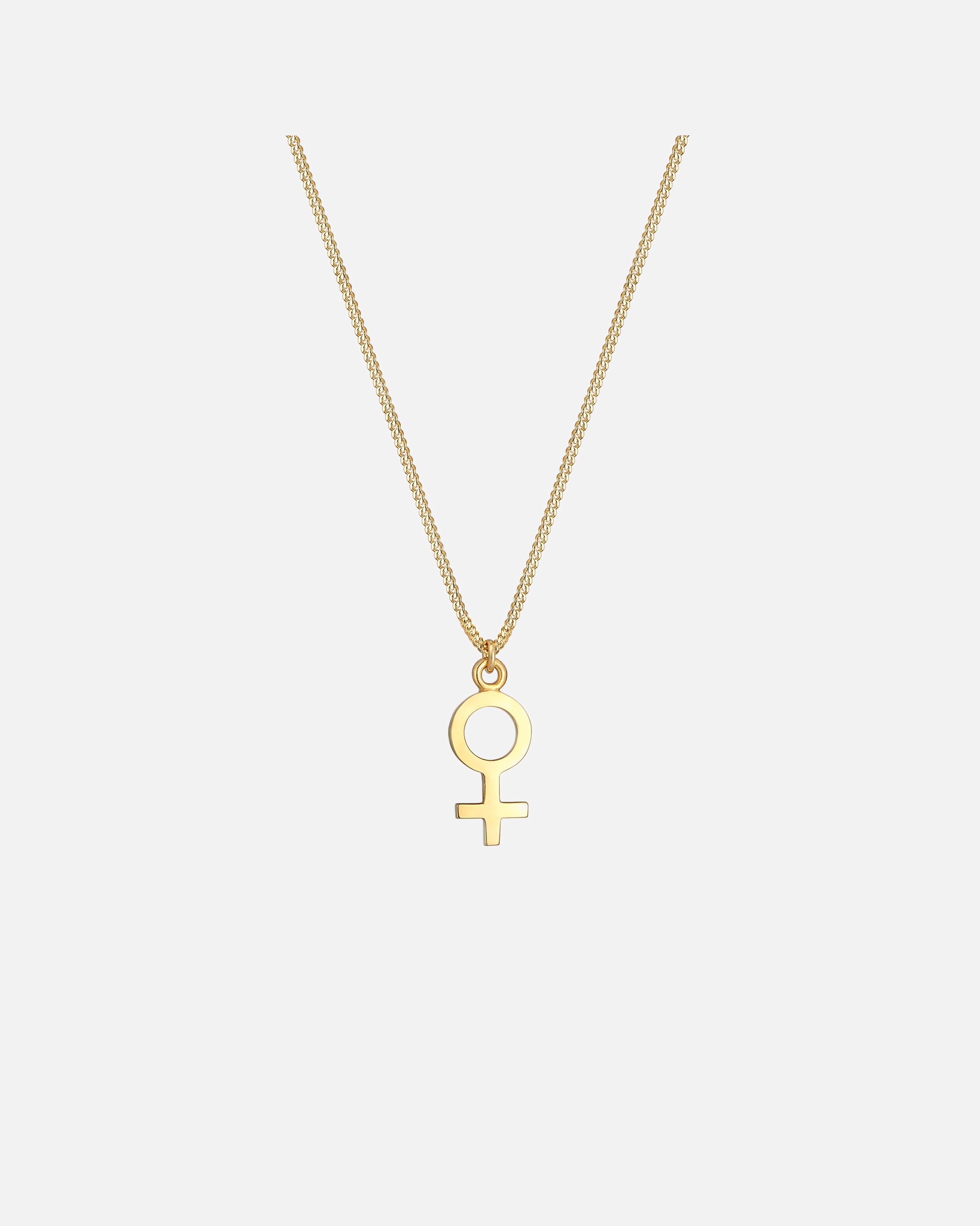 Halskette für Weiblich Elli Panzerkette Venus-Symbol Filigran Trend 925 Silber 1 Stück