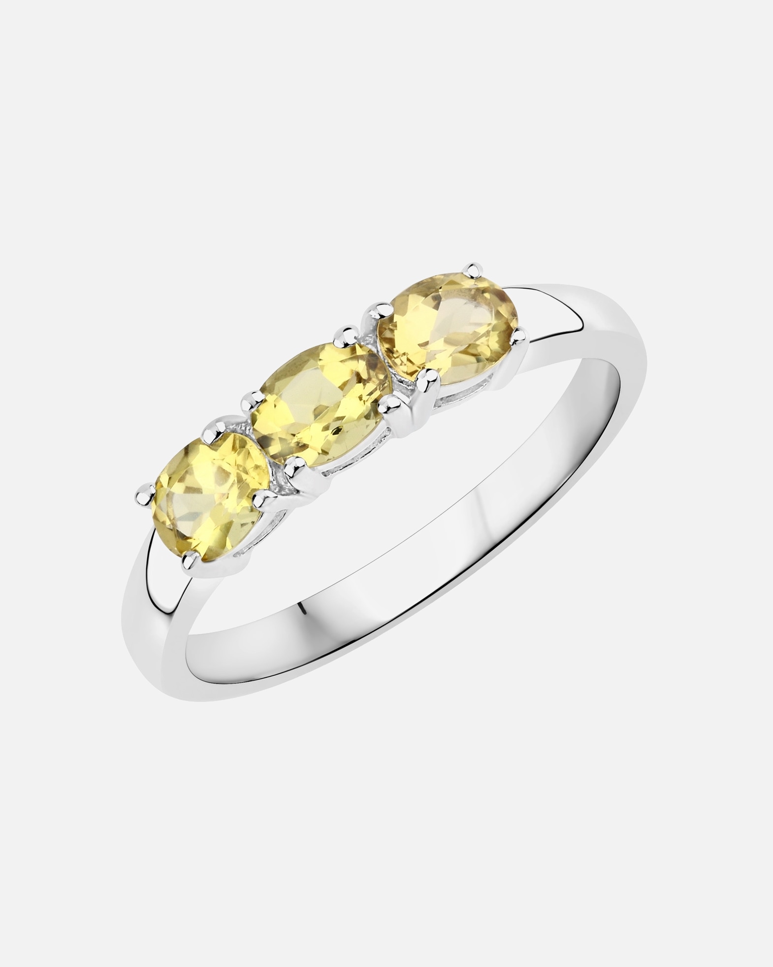 Ring für Weiblich Rafaela Donata Ring Sterling Silber Beryll in Silber 50