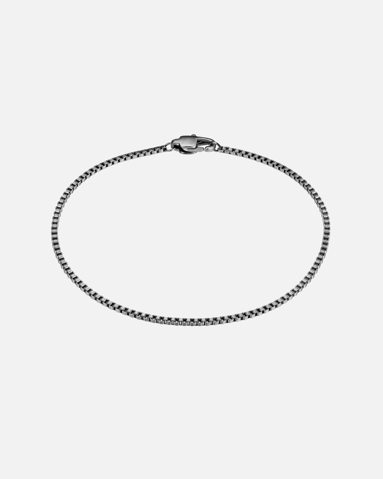 Armband für Männlich True Rebels Armband aus Edelstahl in Gunmetal 1 Stück
