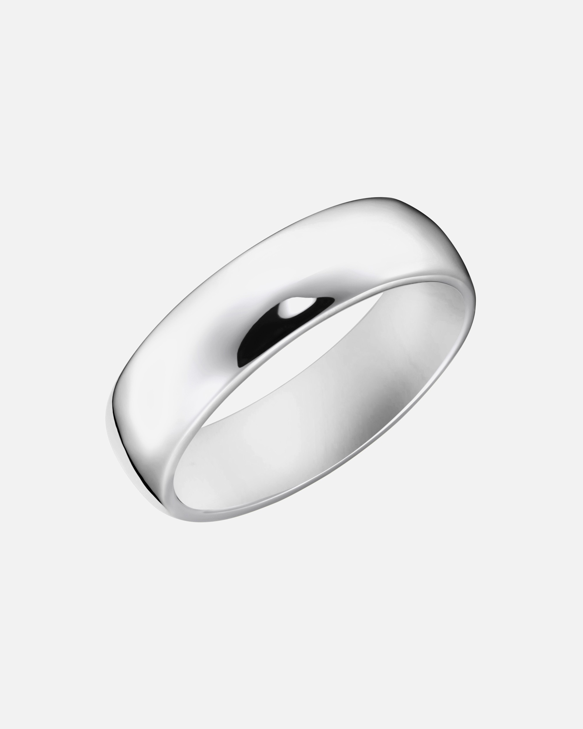 Ring für Unisex Giorgio Martello Milano Ring Schiene gewölbt, Silber 925 60