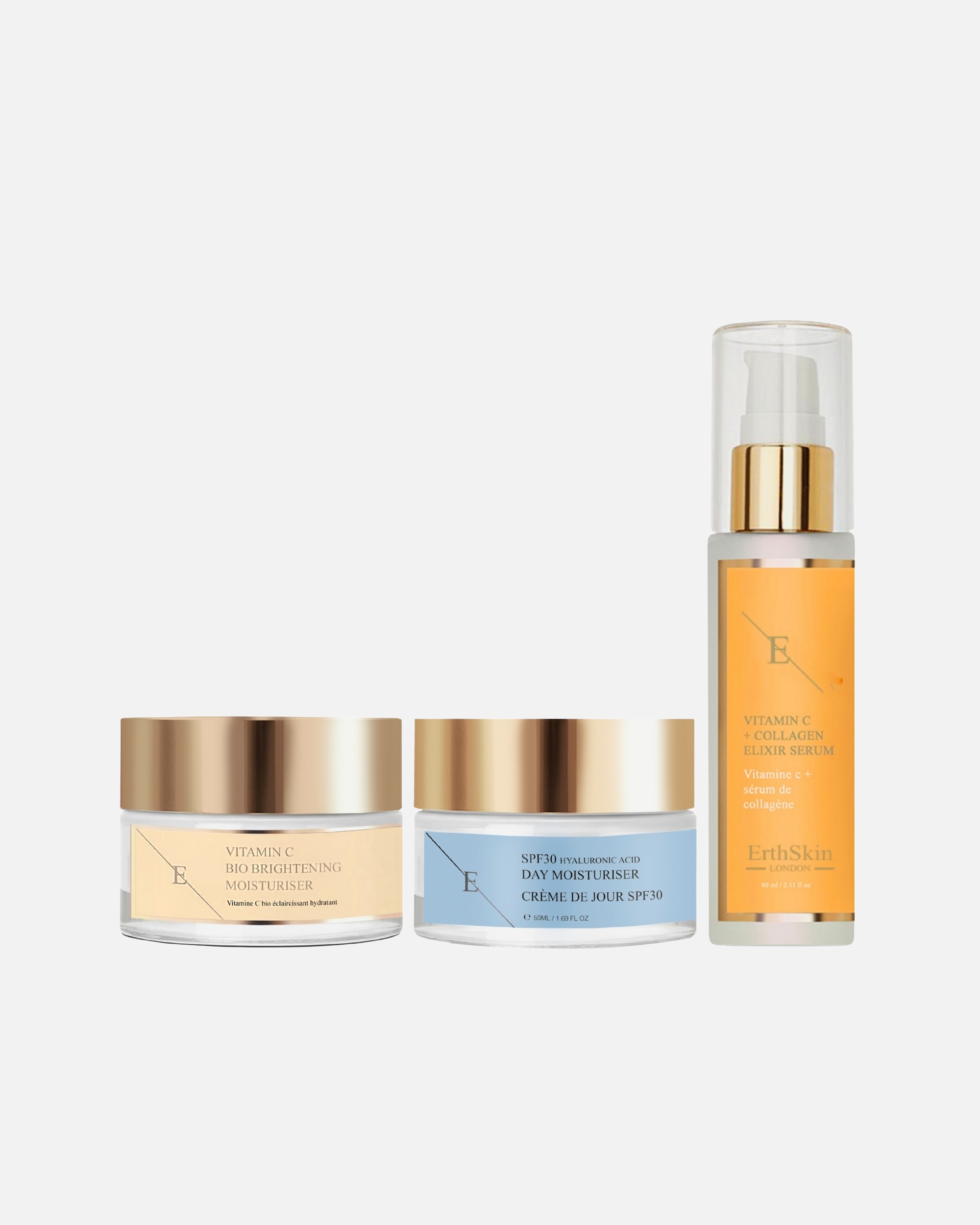 Gesichtspflegeset für Weiblich ErthSkin London Strahlendes & LSF-Trio 1 Stück