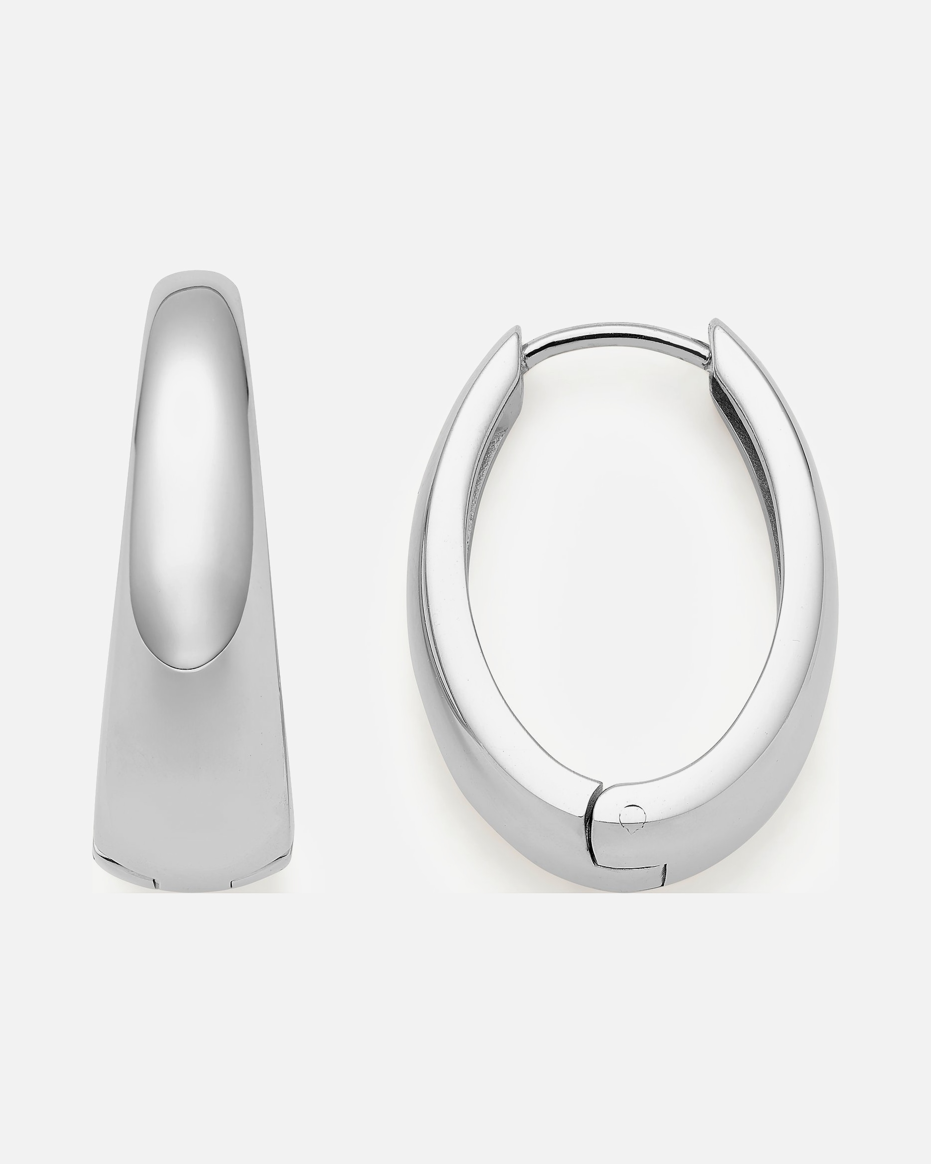 Ohrringe für Weiblich Leonardo Creolen Edelstahl silber