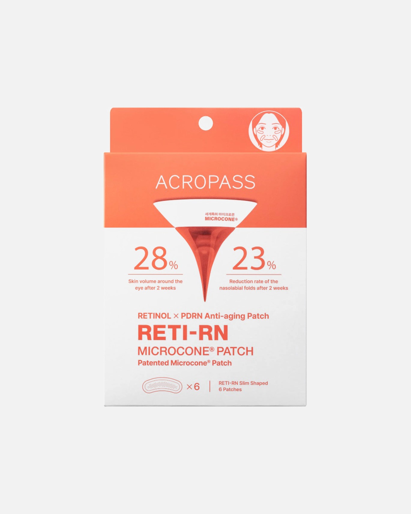Anti-Aging Pflege für Unisex Acropass ACROPASS RETI-RN Anti-Aging Mikrokonus-Patch ACROPASS RETI-RN Anti-Aging Mikrokonus-Patch