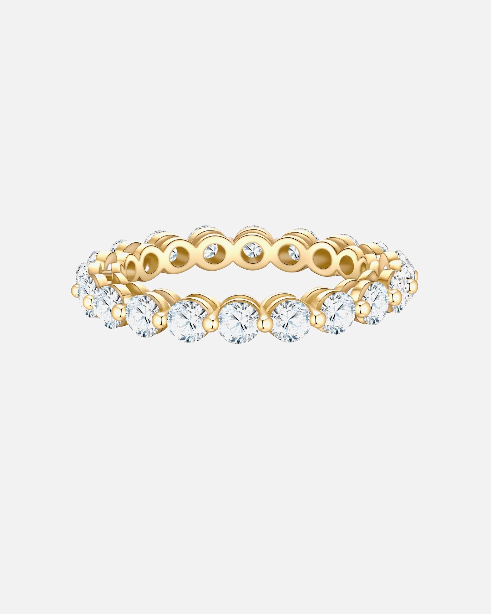 Ring für Weiblich Glanzstücke München Ring aus Sterling Silber in gelbgold mit Zirkonia 48