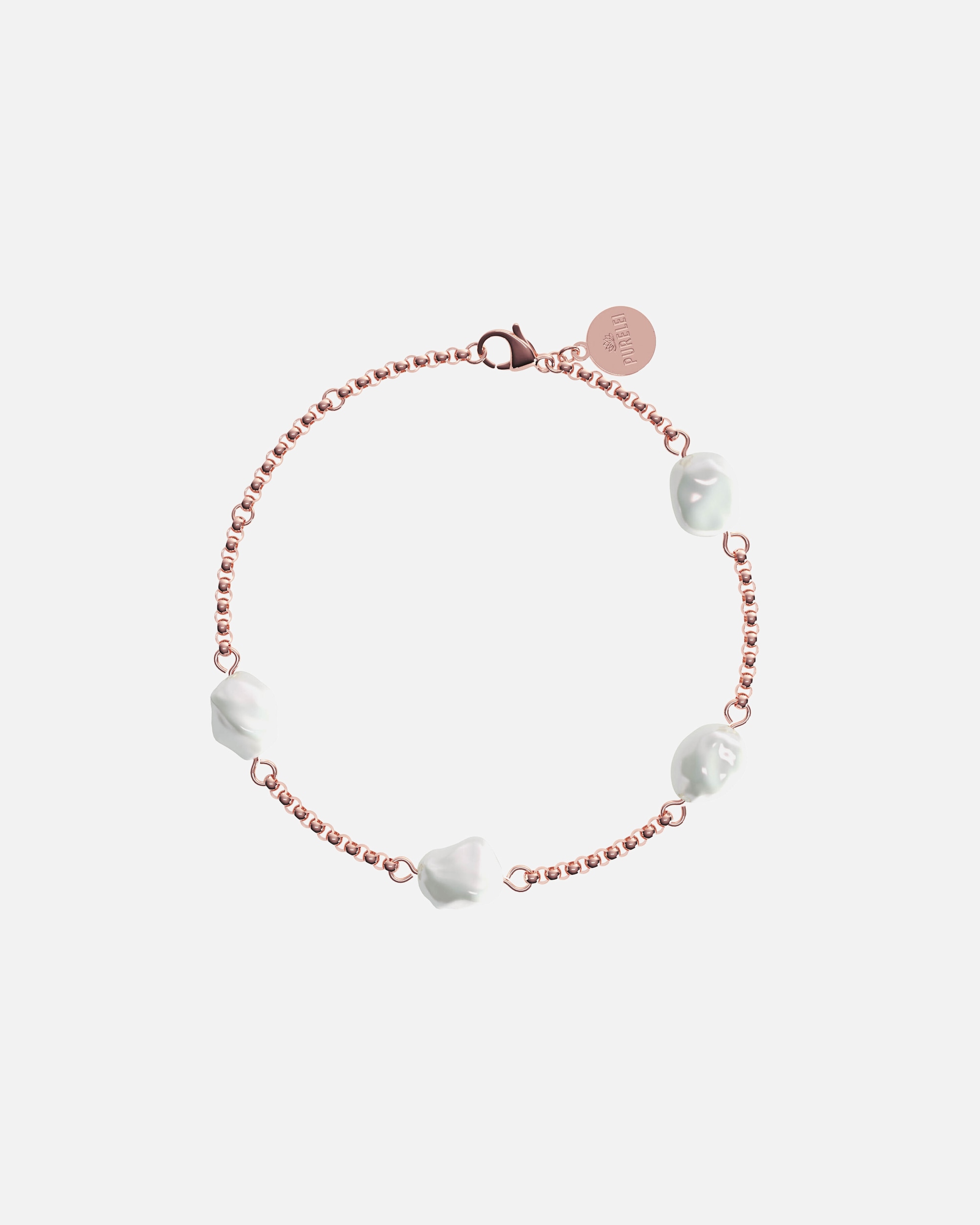 Armband für Weiblich Purelei Malahi Armband 100% Edelstahl Rosegold