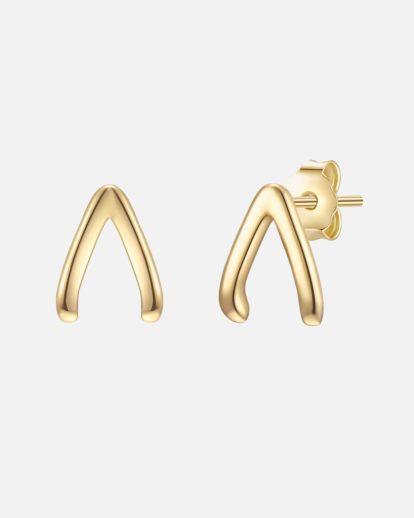 Ohrringe für Weiblich Glanzstücke München Ohrstecker Sterling Silber in Gelbgold 1 Stück