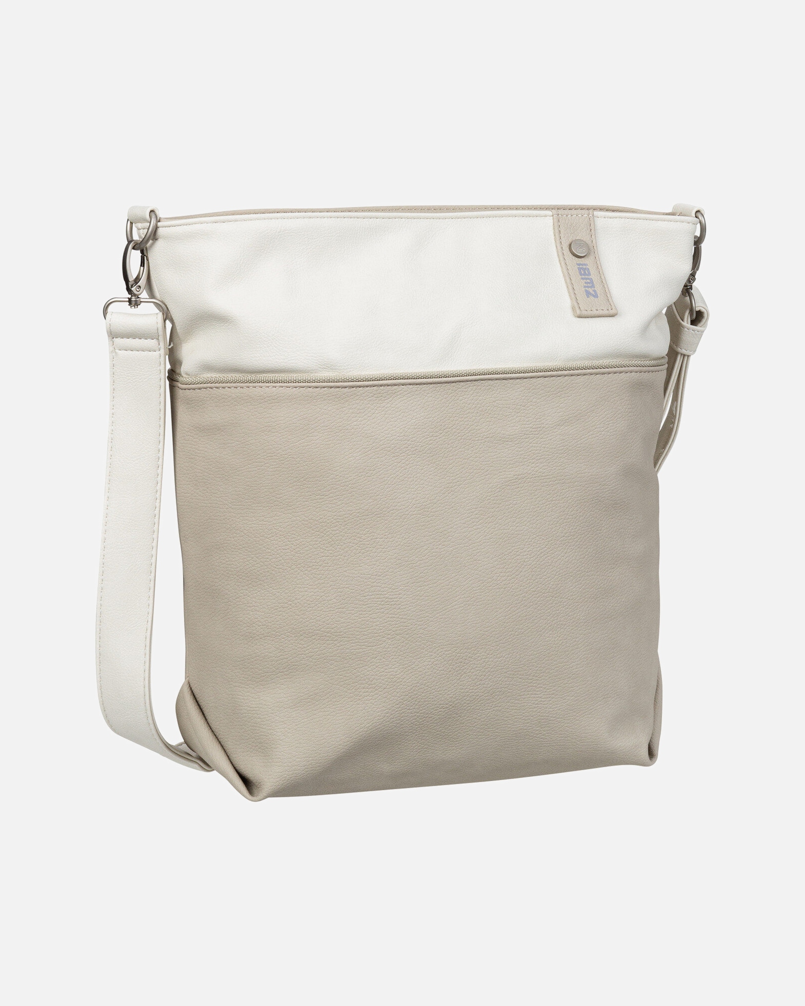 Umhängetasche für Weiblich ZWEI Beuteltasche Jana J12 Nubuk/Linen