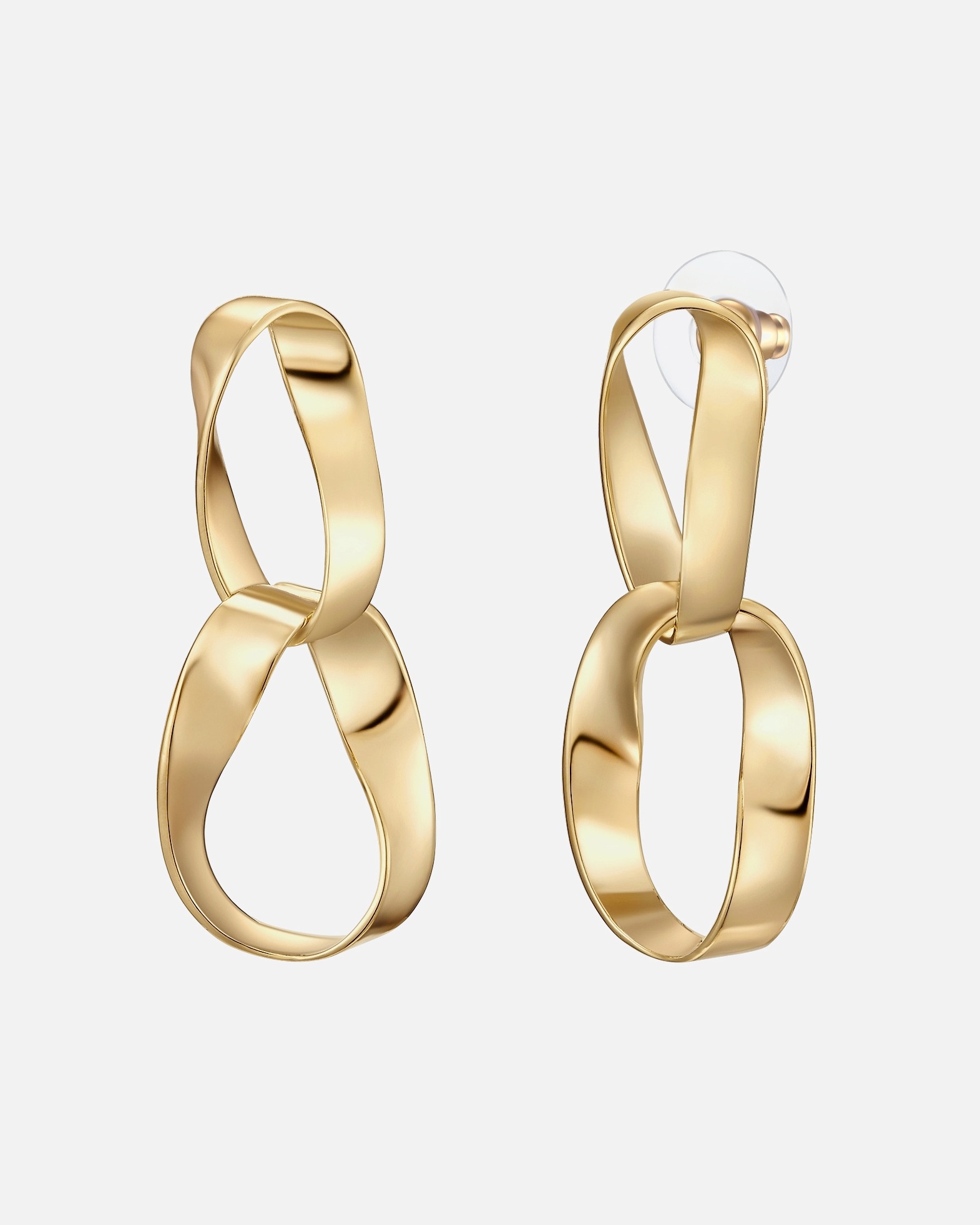 Ohrringe für Weiblich Lulu & Jane Ohrstecker Metall-Legierung in Gelbgold 1 Stück