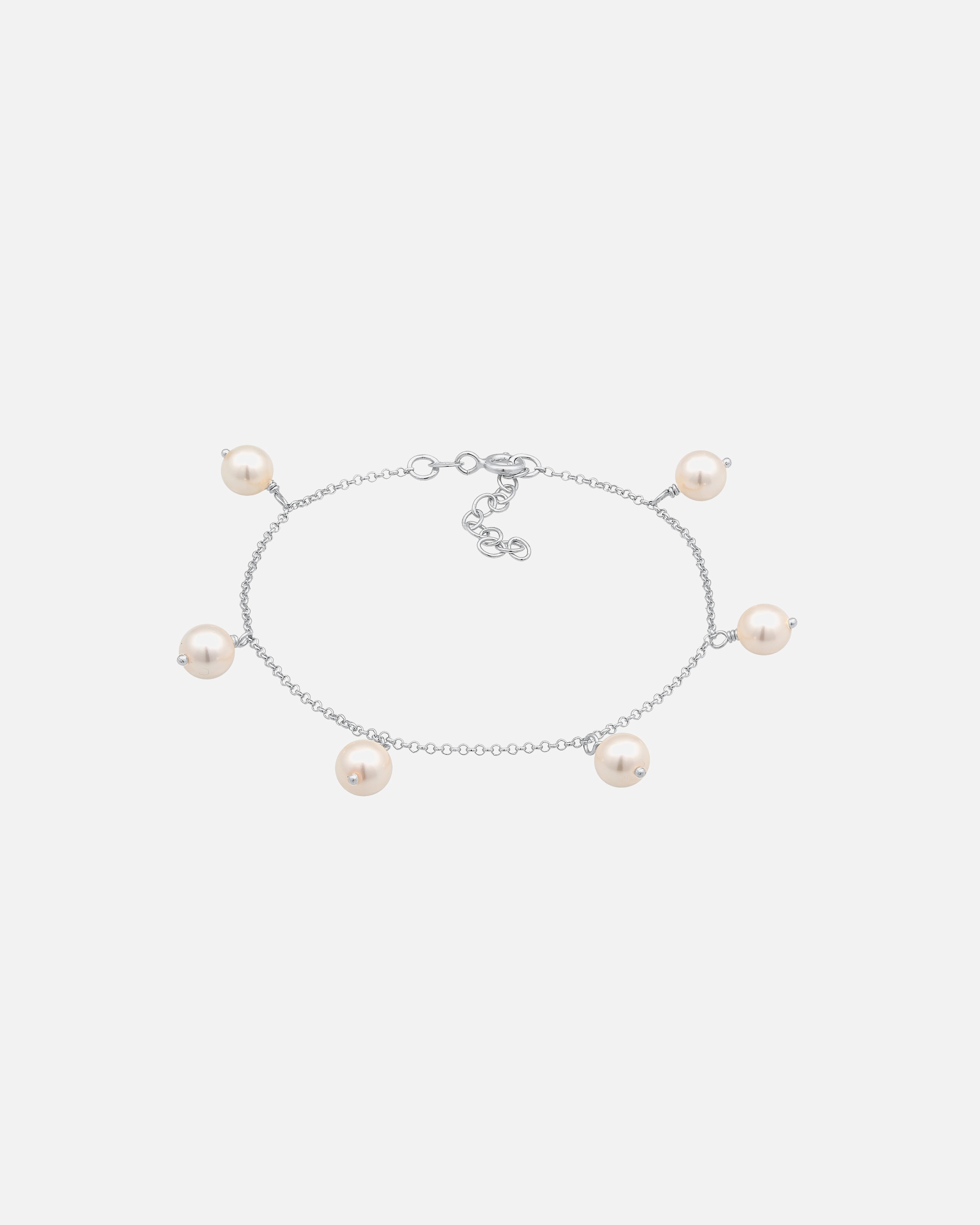 Armband für Weiblich Nenalina Nenalina Armband Elegant Synthetische Perlen Klassik 925 Silber 1 Stück