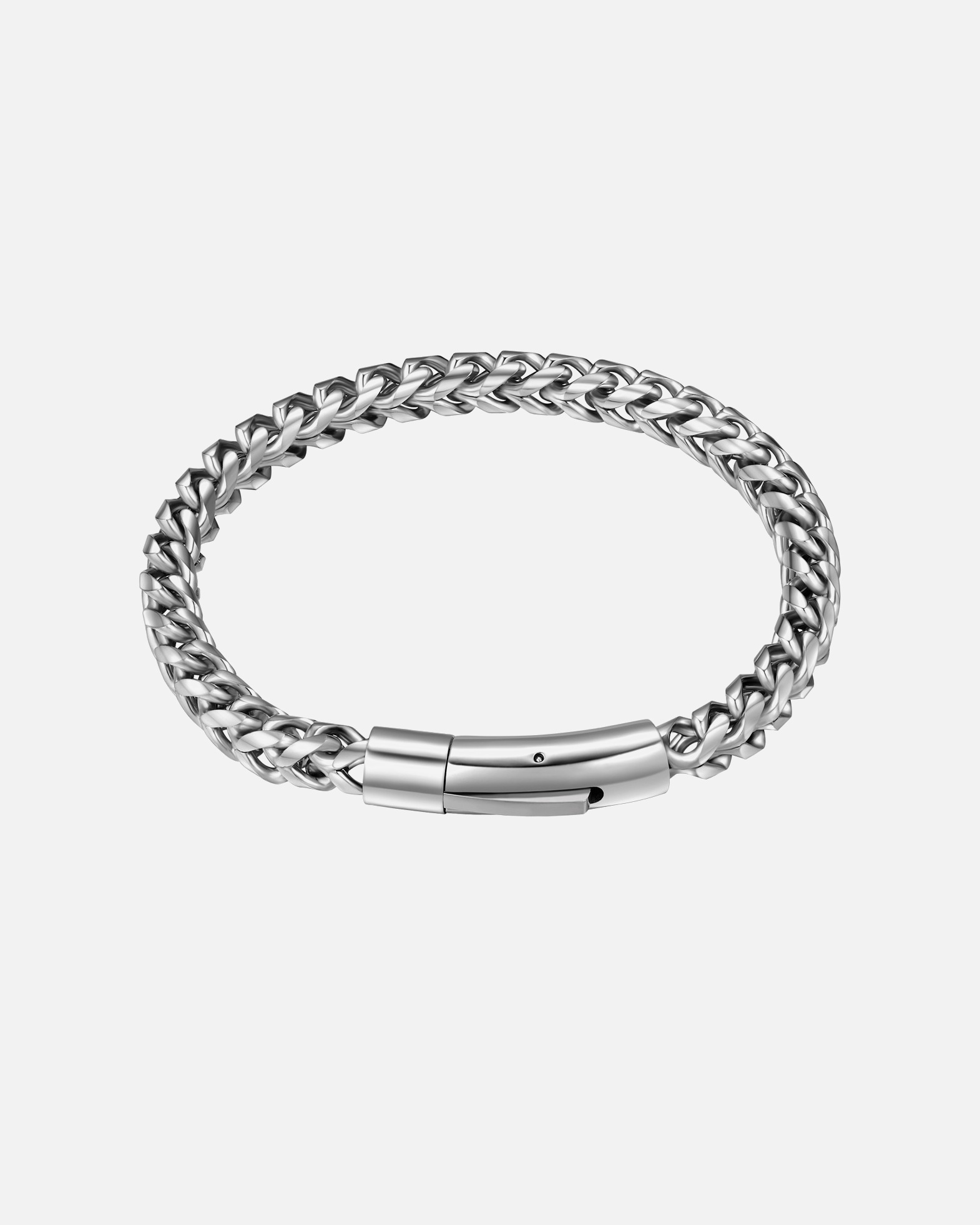Armband für Männlich True Rebels Armband aus Edelstahl in Silber 1 Stück
