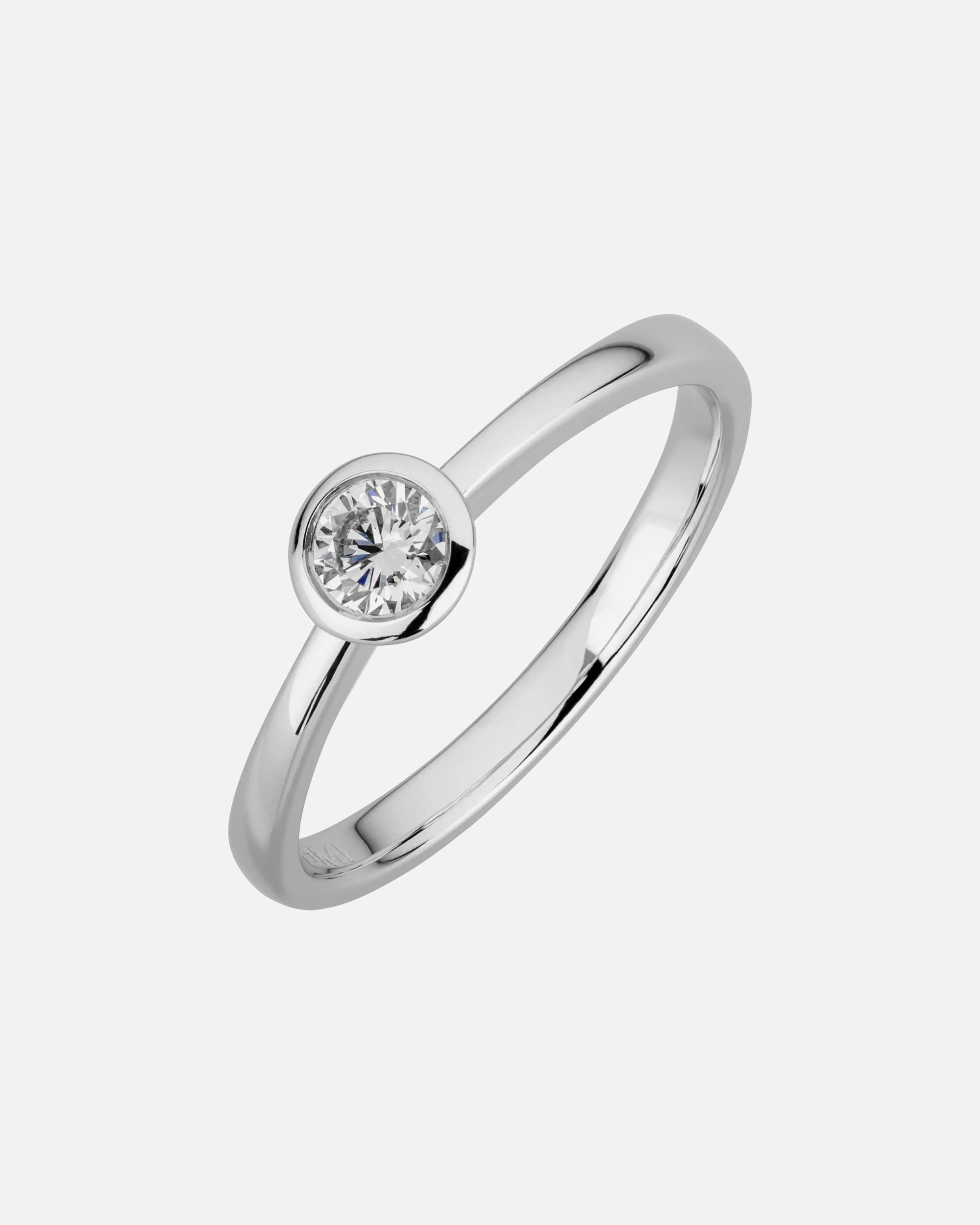 Ring für Weiblich Lyomi Default Brand Line Ring 585/- Gold Diamant Lab Grown weiß 0,20ct. 054 (17,2)