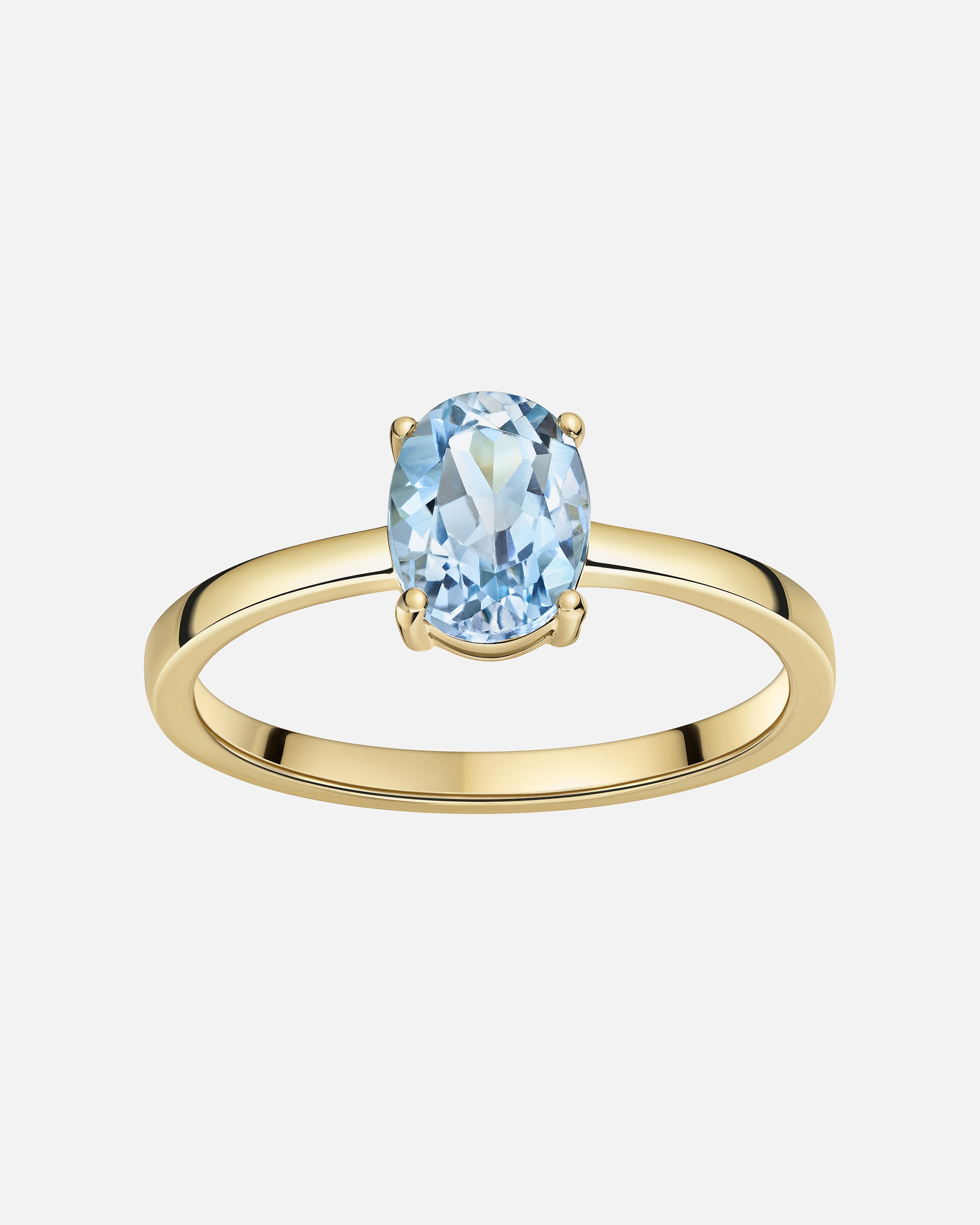 Ring für Weiblich Celesta Ring 375/- Gelbgold Blautopas (beh) 375/- Gold Blautopas beh. blau 054 (1 Stück7,2)