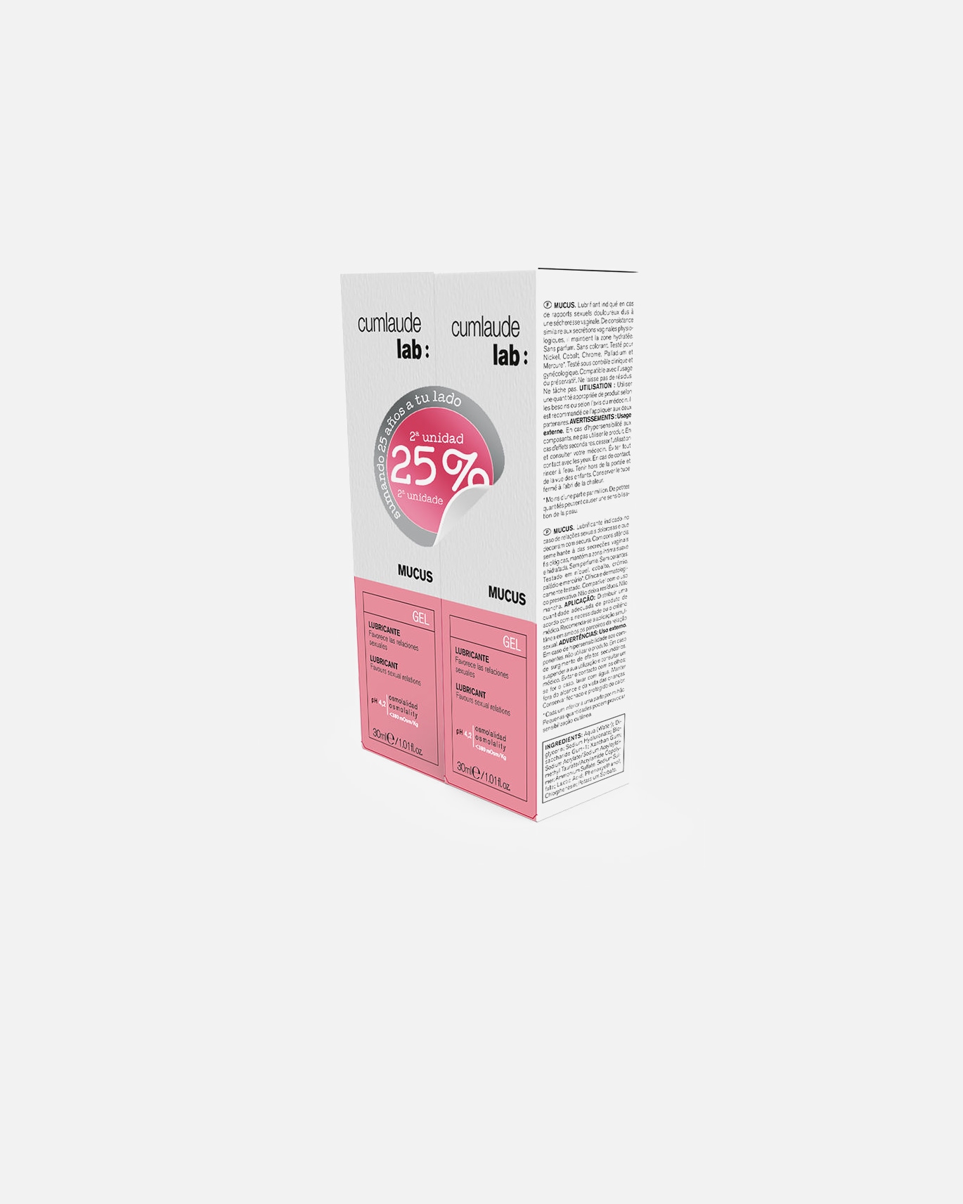 Gleitgel für Unisex Cumlaude Lab MUCUS Gleitgelpackung 30 ml
