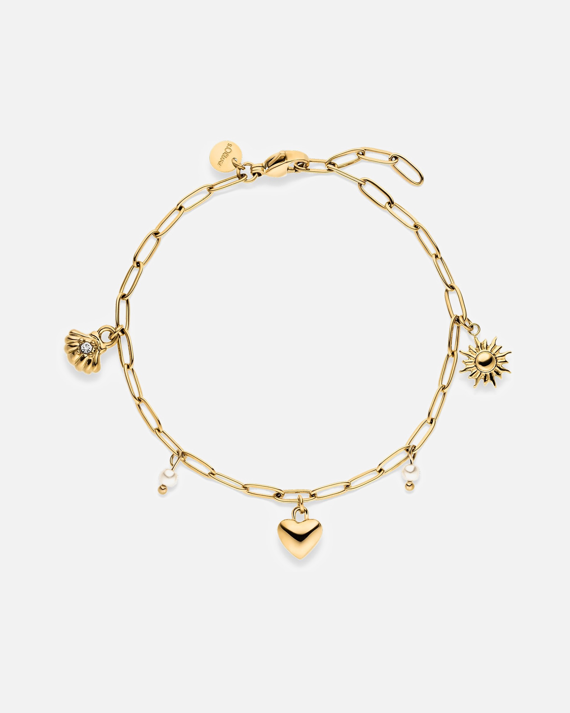 Armband für Weiblich s.Oliver Armband Edelstahl gold