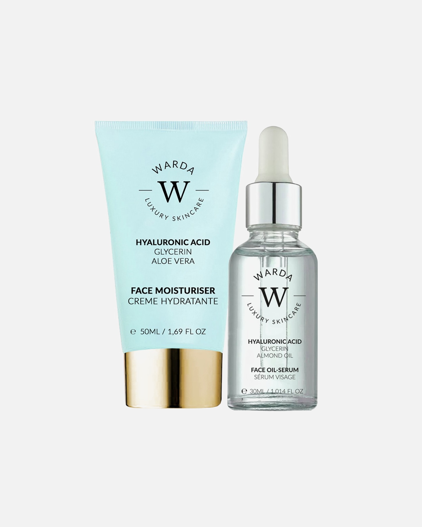 Gesichtspflegeset für Weiblich WARDA LUXURY SKINCARE Hyaluron Doppelpack 1 Stück
