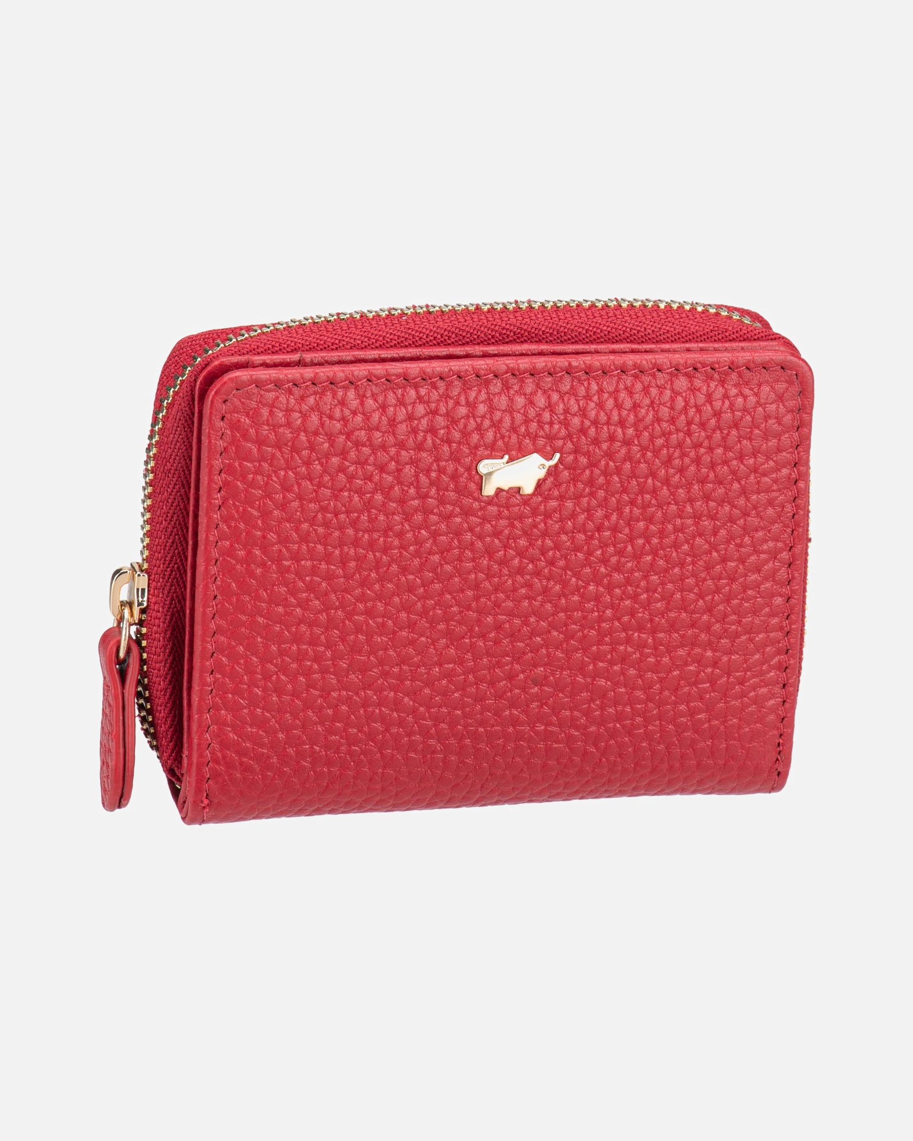 Portemonnaie für Unisex Braun Büffel Geldbörse Asti Mini Rv-5Cs rot