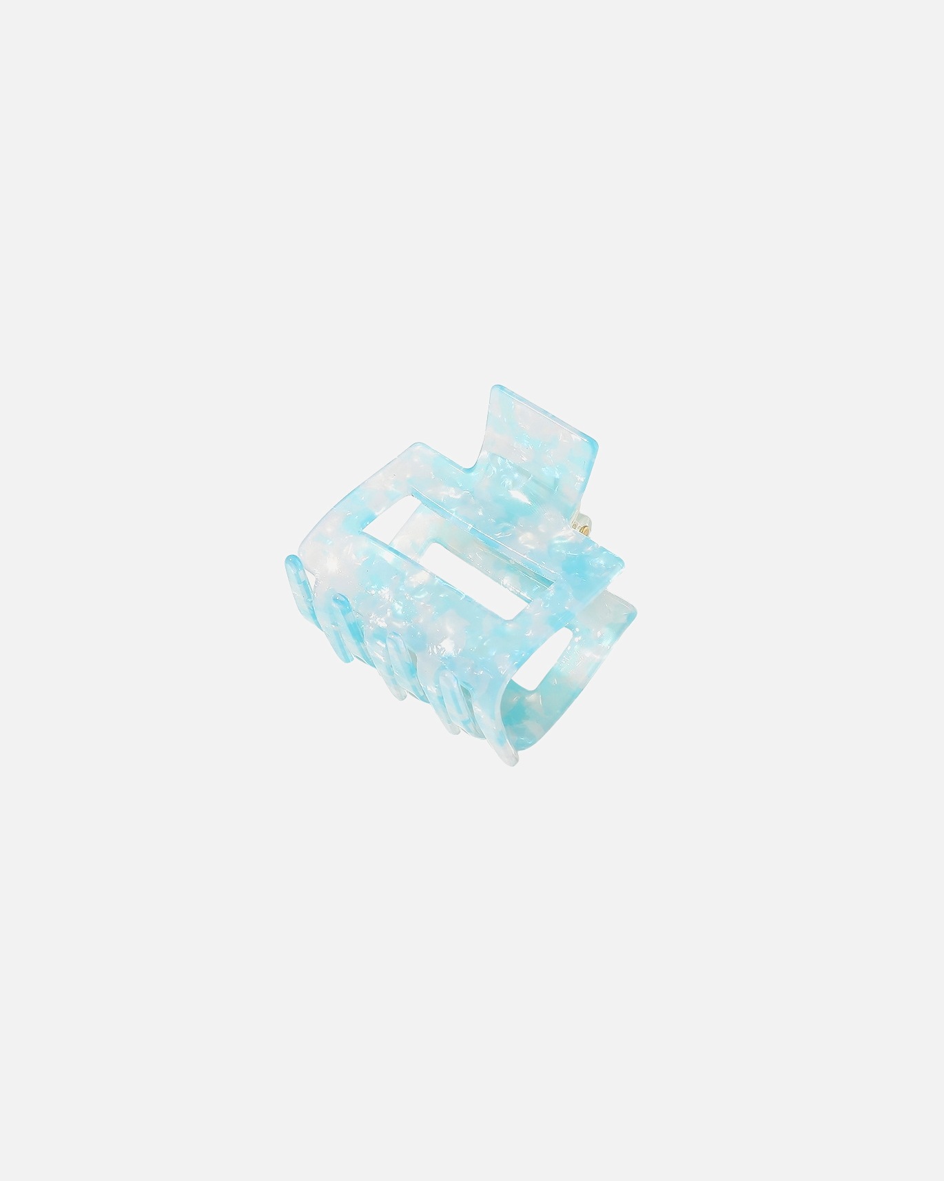 Haarklammer für Weiblich SOHO SOHO Ema Hair Clip Crepe Pink - Elegante Haarklammer für jeden Anlass Crystal Blue