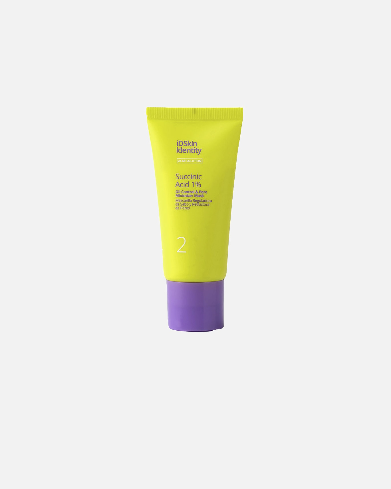 Reinigungsmaske für Unisex Skin Generics ID SKIN Identität Bernsteinsäure 1% regulierende Maske 50 ml