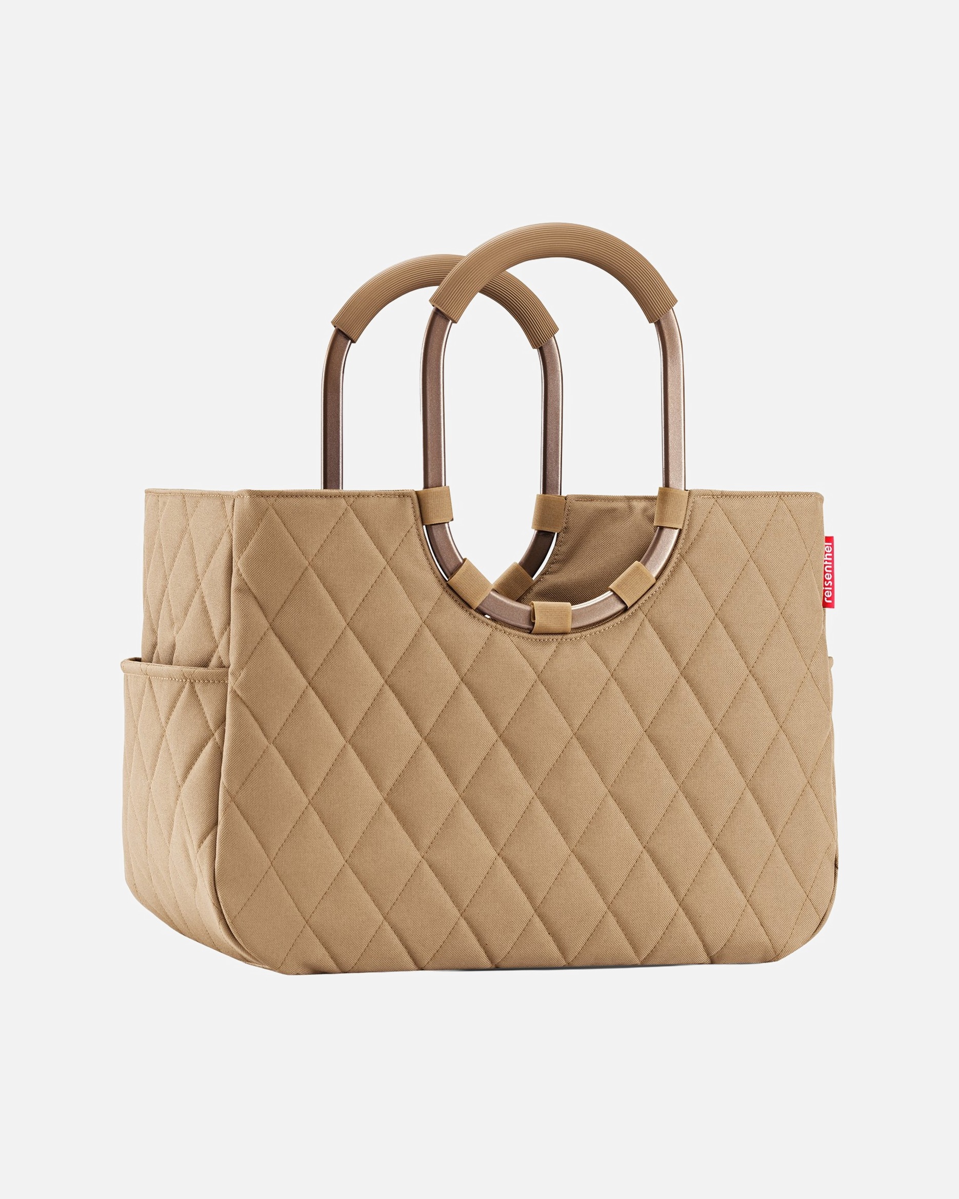 Shopper für Weiblich Reisenthel Einkaufstasche loopshopper L Frame Rhombus Ginger