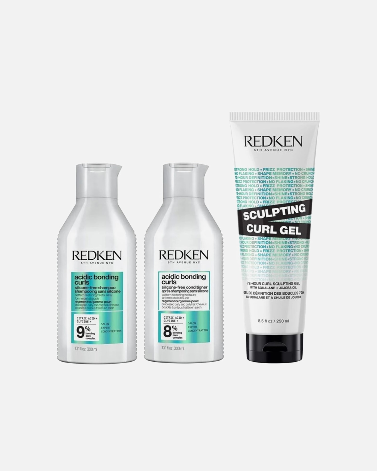 Haarpflegeset für Weiblich Redken Acidic Bonding CURLS Bundle Gel 1 Stück