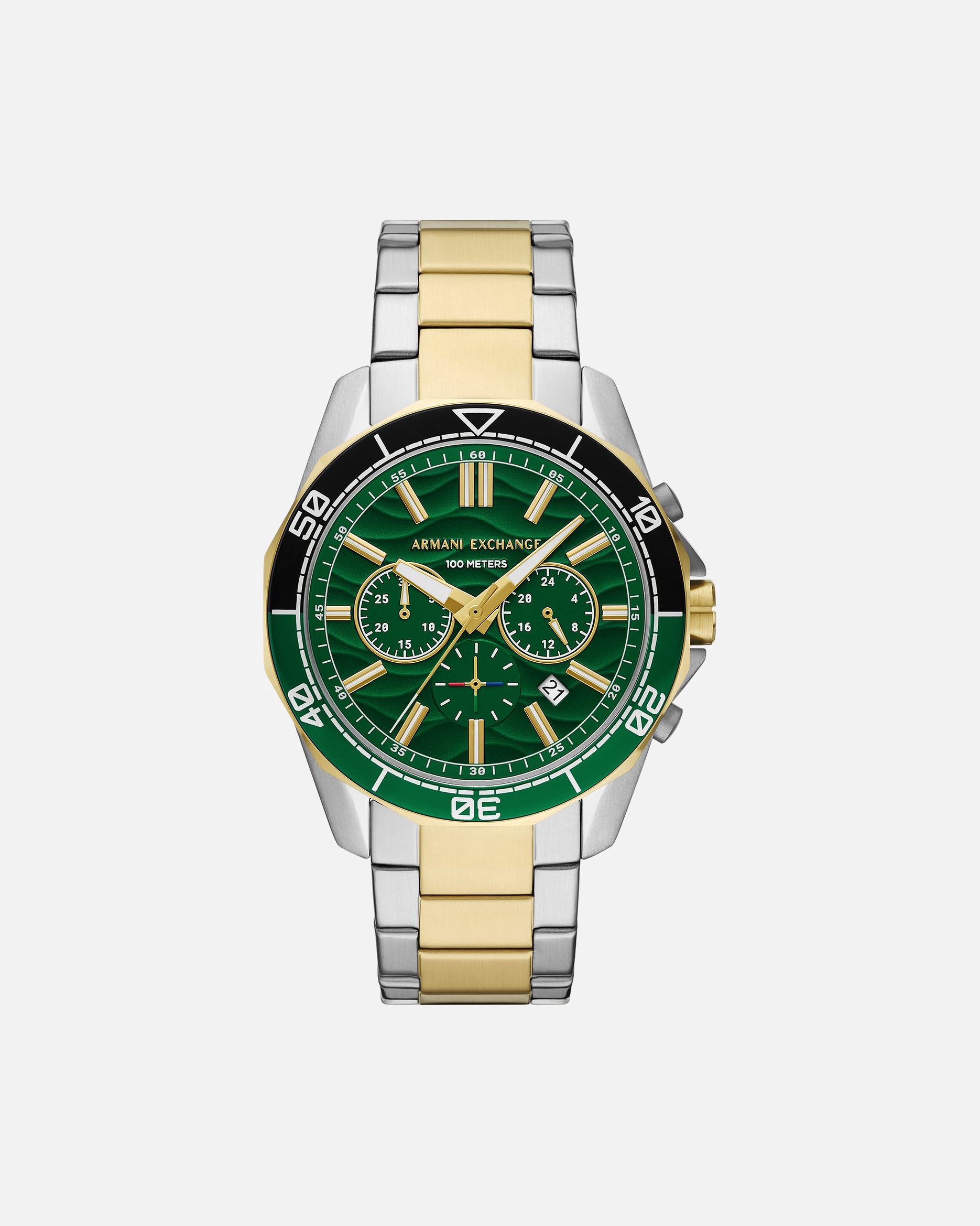 Uhr für Männlich Herrenuhr Edelstahl bicolor