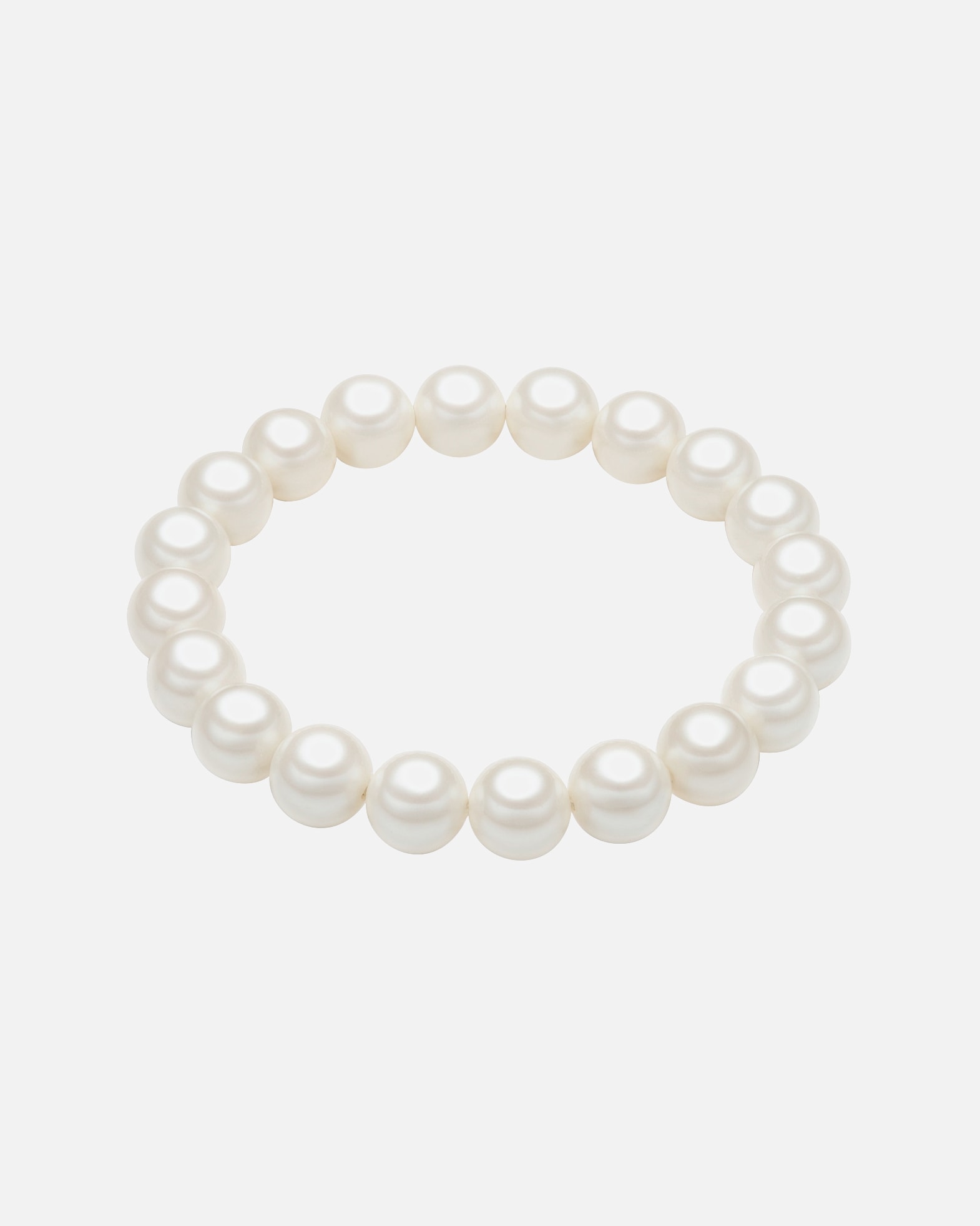 Armband für Weiblich Rafaela Donata Perlen-Armband Muschelkernperle in Weiß 1 Stück