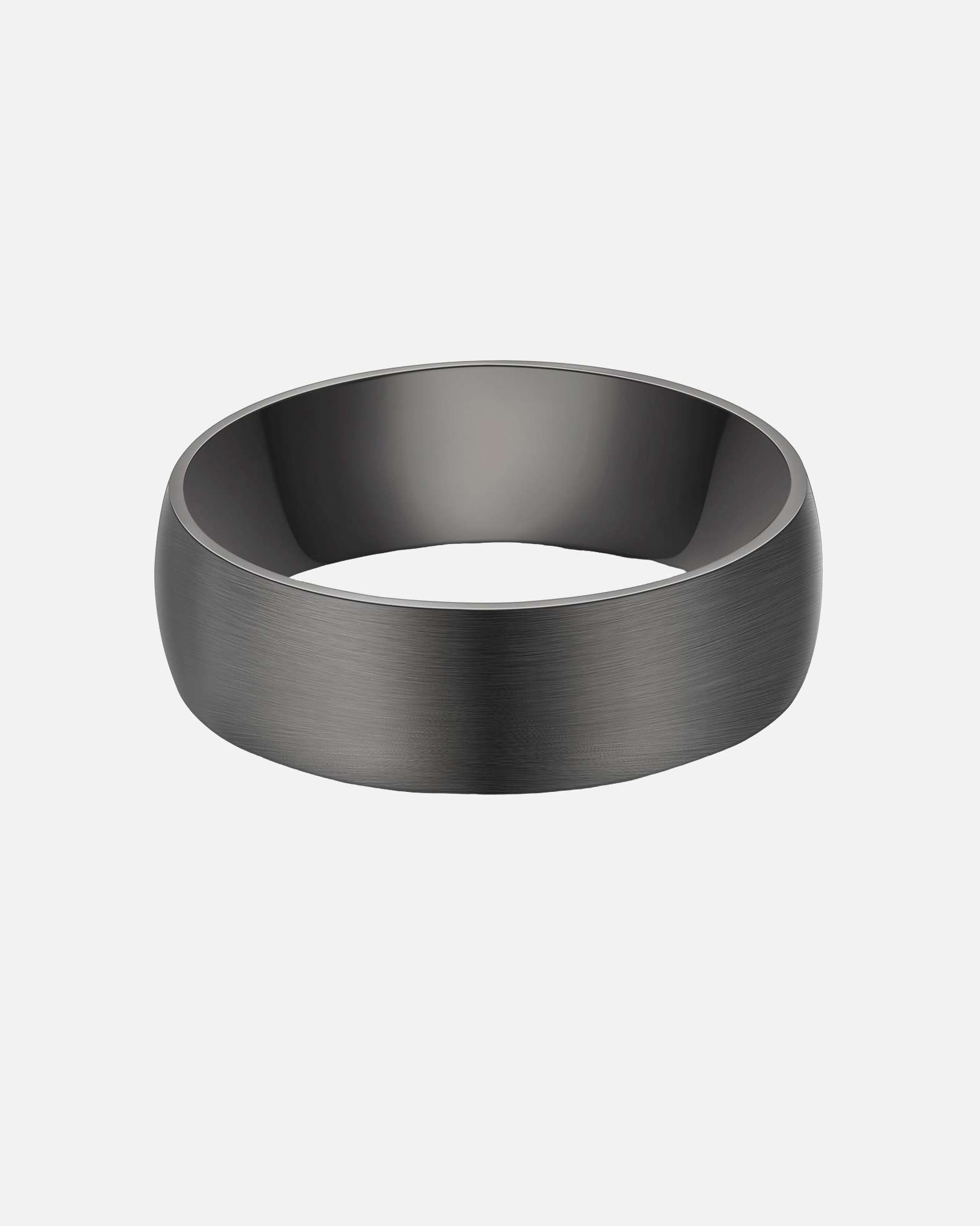 Ring für Männlich True Rebels Ring aus Edelstahl in Gunmetal 1 Stück