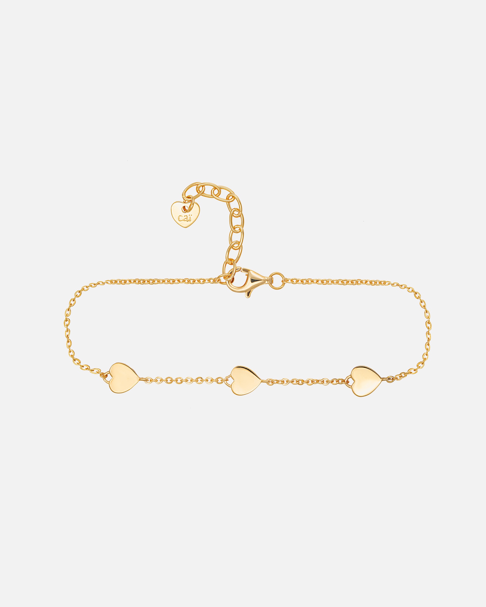 Armband für Weiblich caï Armband 925/- Sterling Silber ohne Stein 16,0+3,0cm