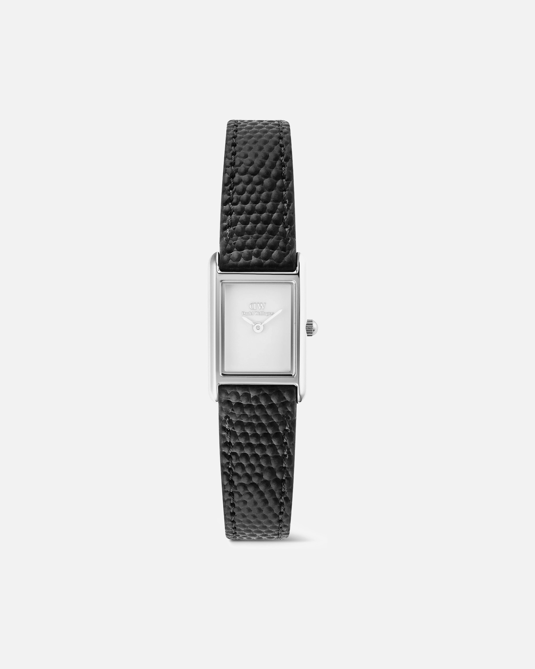 Uhr für Weiblich Daniel Wellington Damenuhr schwarz, silber, weiß