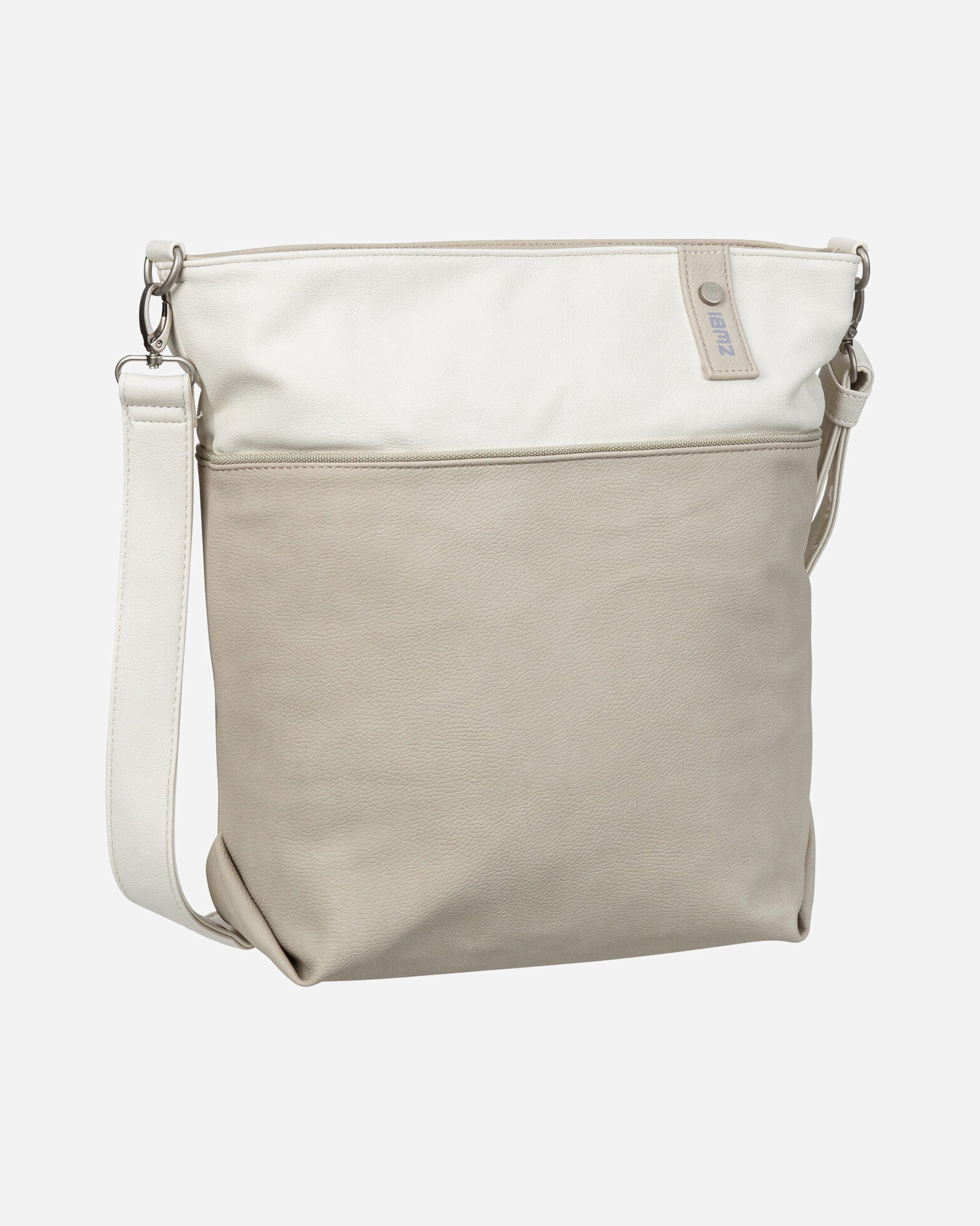 Umhängetasche für Weiblich ZWEI Beuteltasche Jana J12 Nubuk/Linen