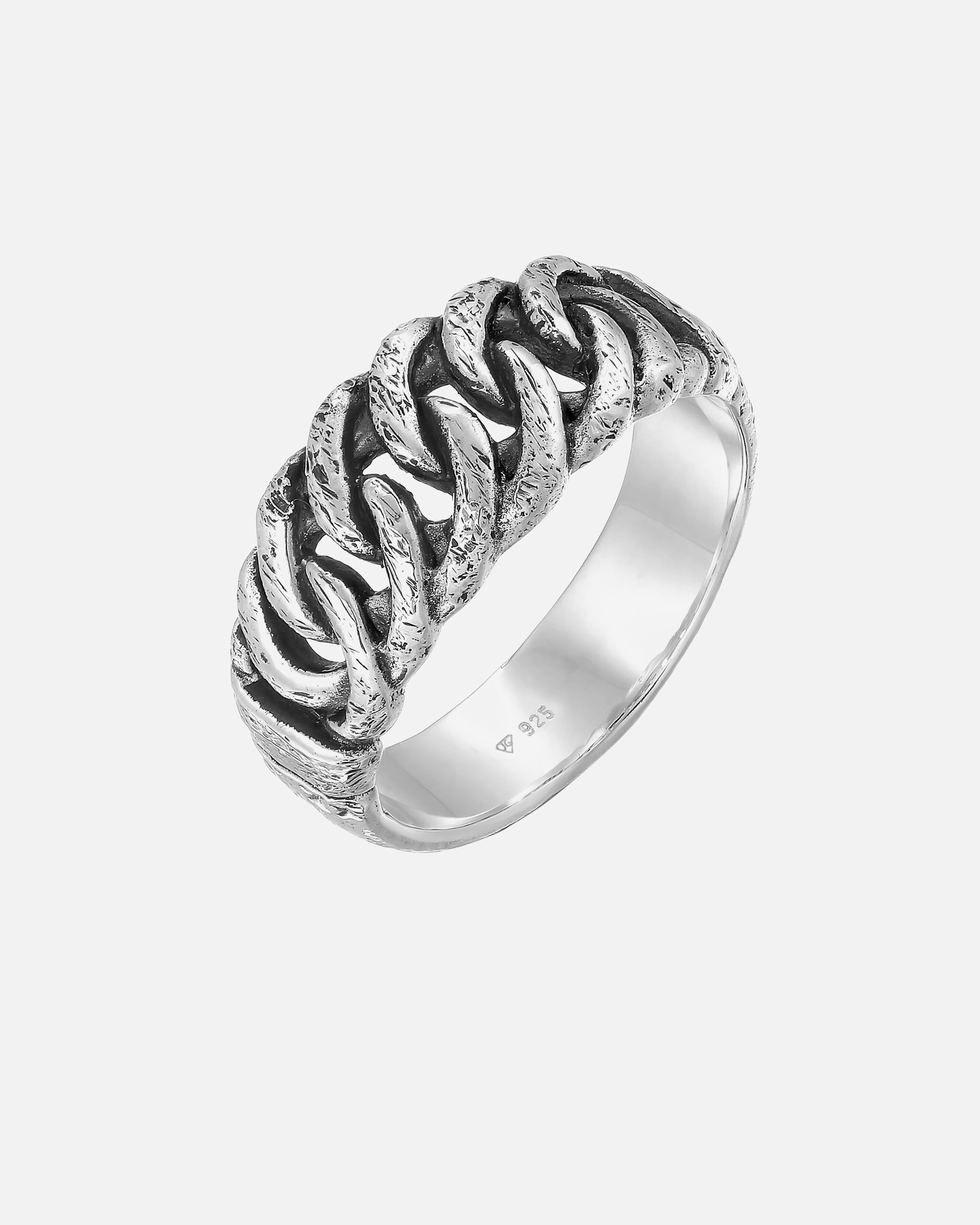 Ring für Männlich Haze & Glory Default Brand Line Herren - Chain Game 925 Silber 62
