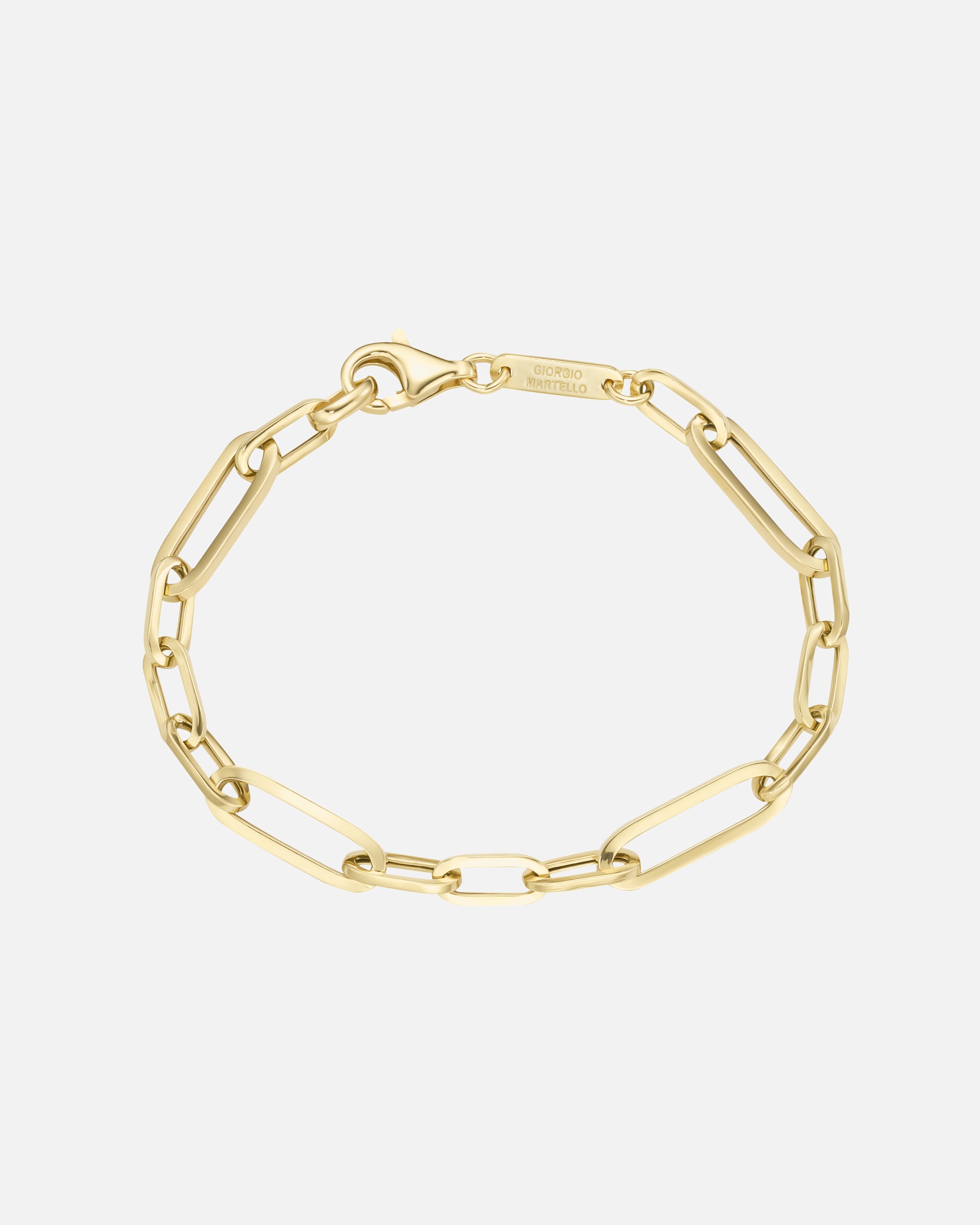 Armband für Weiblich Giorgio Martello Milano Armband Gliederkette 3/1, Silber 925 Gold
