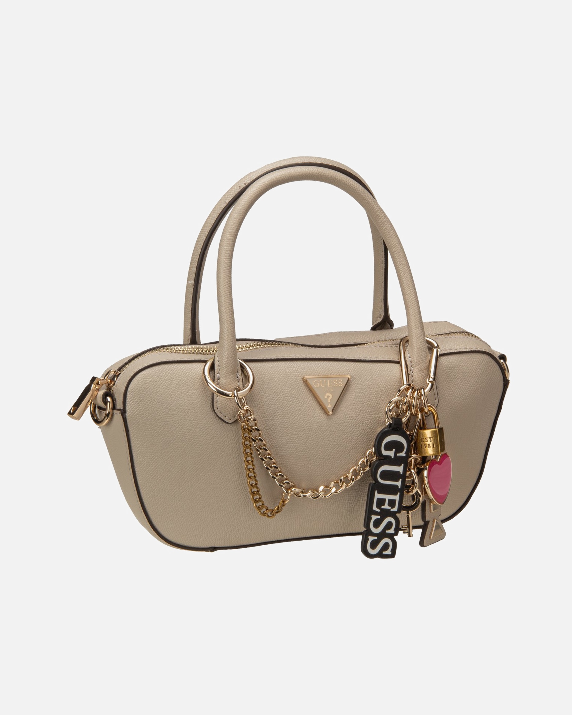 Handtasche für Weiblich GUESS Handtasche Davina Small light taupe