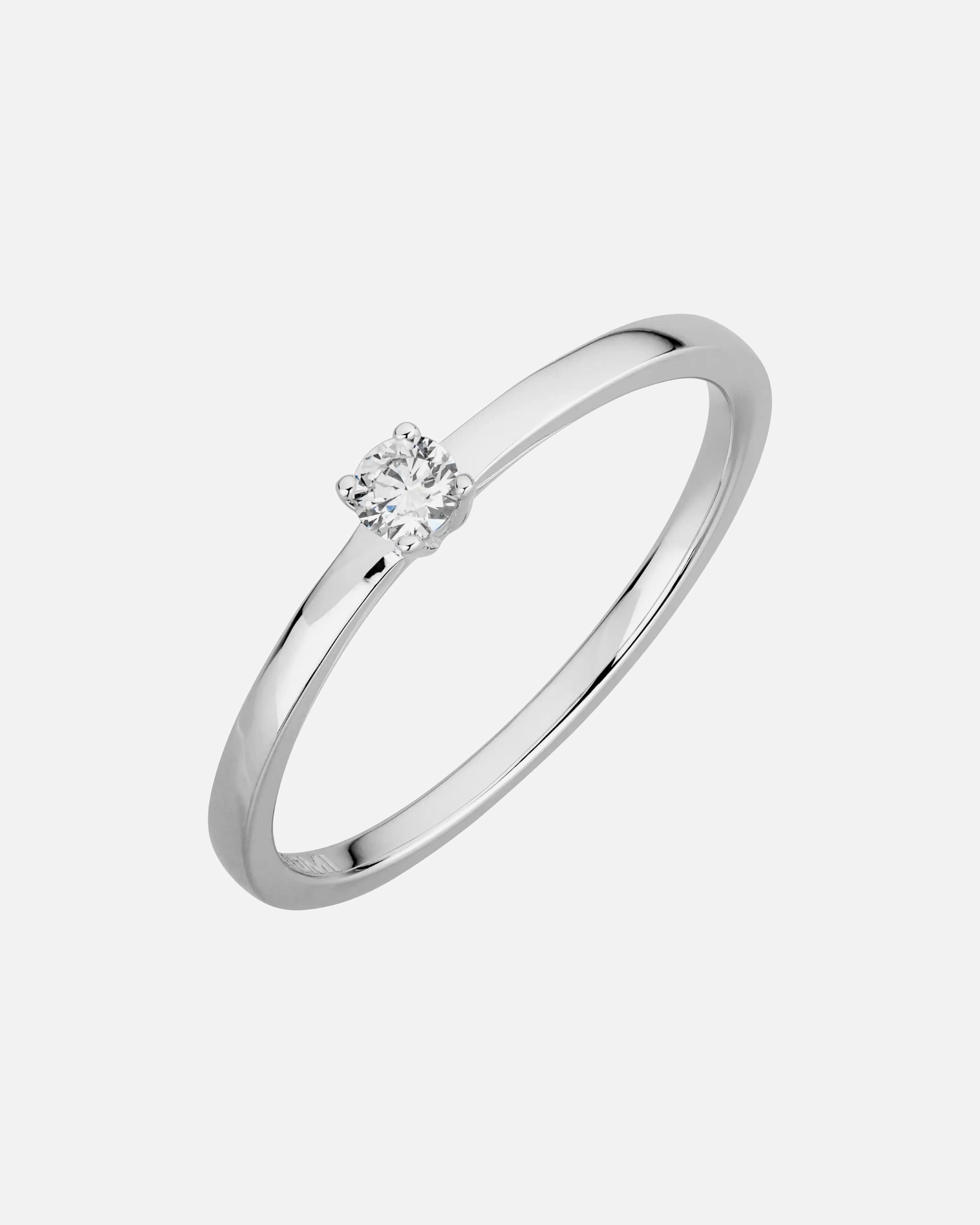 Ring für Weiblich Lyomi Default Brand Line Ring 585/- Gold Diamant Lab Grown weiß 0,10ct. 060 (19,1)