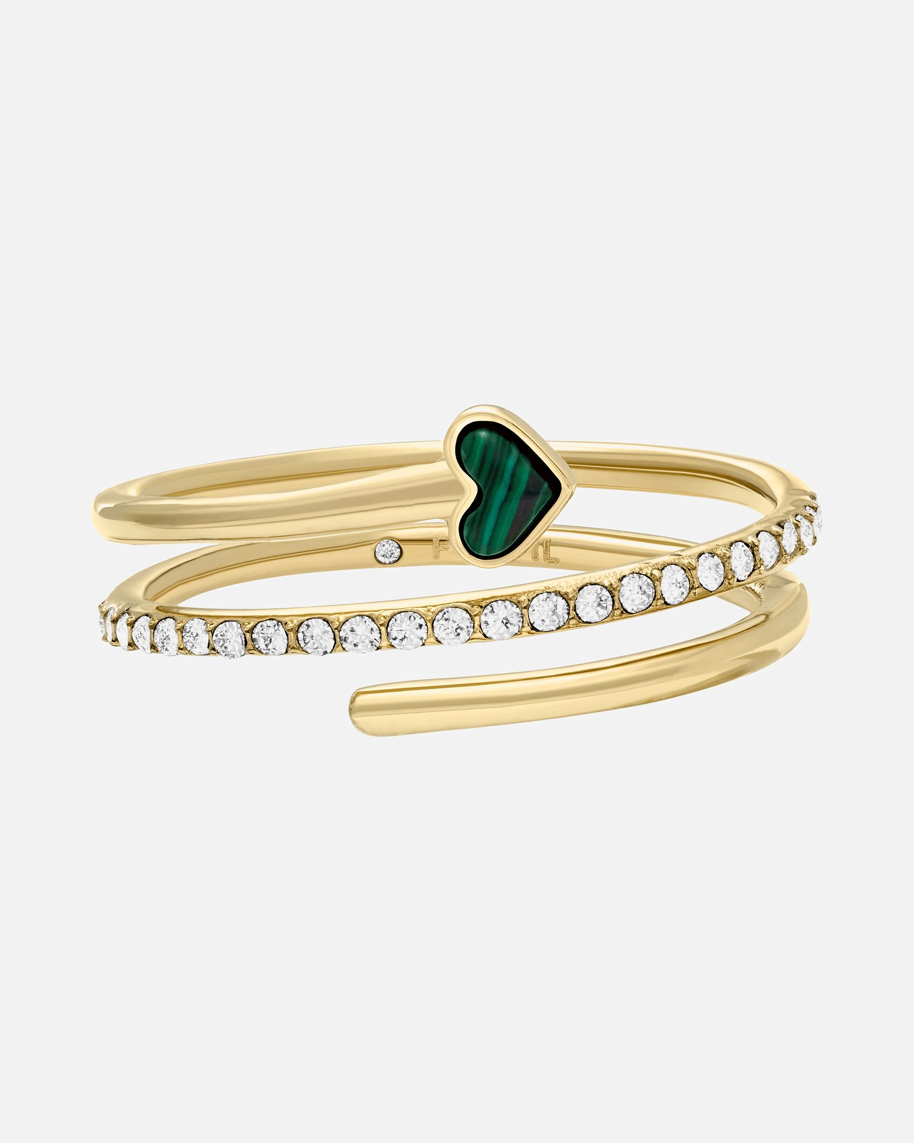 Ring für Weiblich Fossil Damenring Edelstahl 55