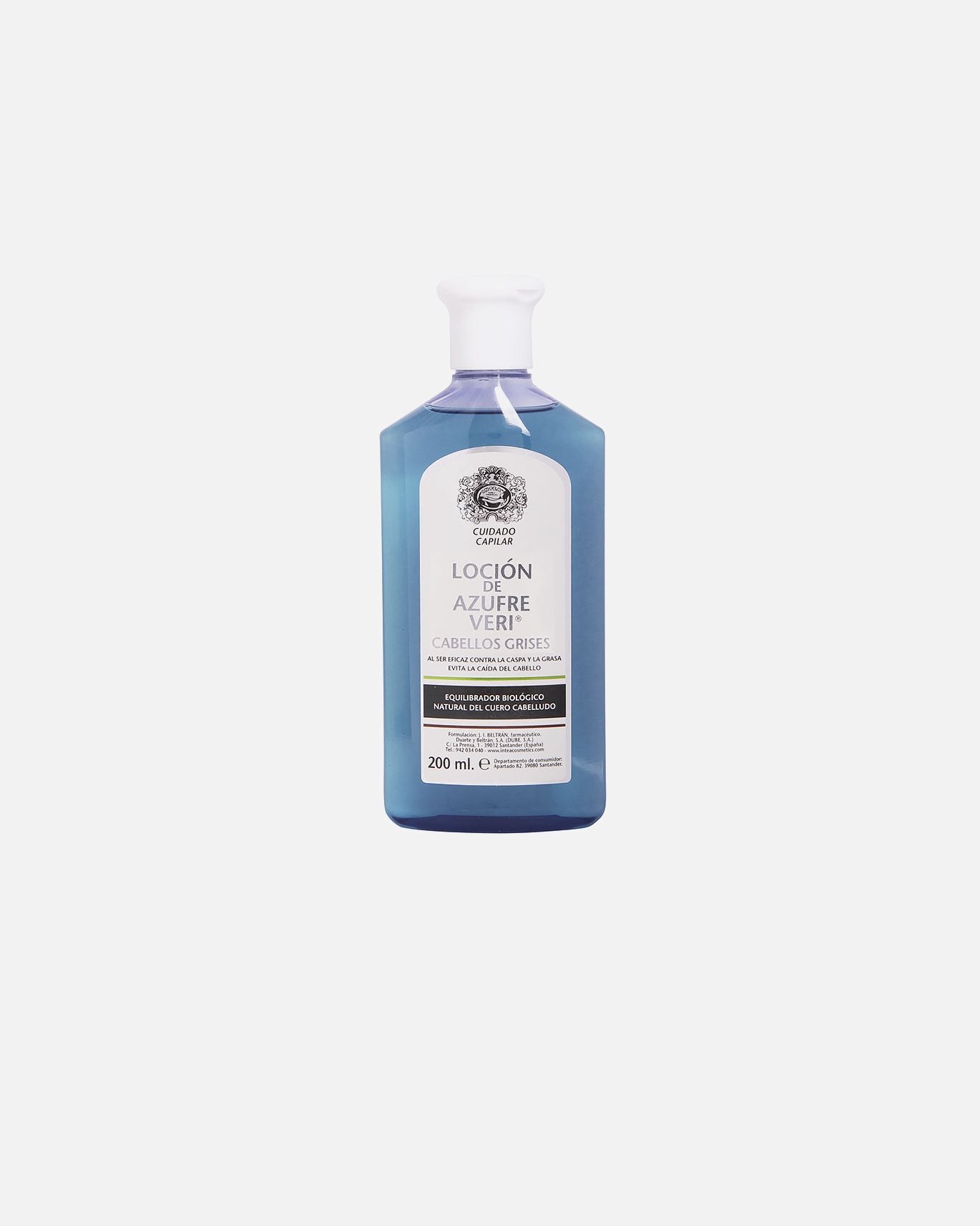 Haarkur für Unisex Azufre Veri AZUFRE VERI Ausgleichslotion für graues Haar 200 ml