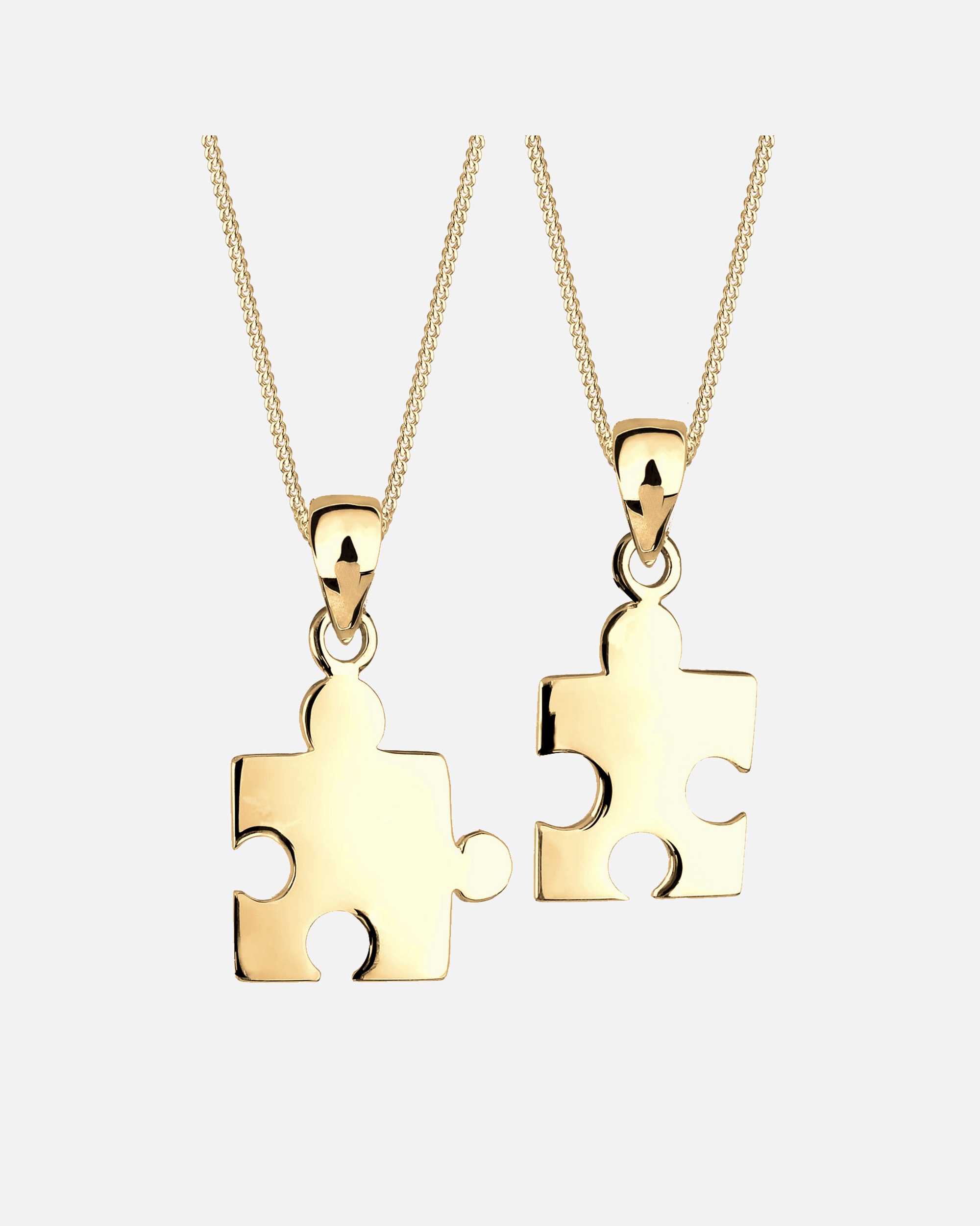 Halskette für Unisex Elli Partnerketten Puzzle 925 Sterling Silber 1 Stück