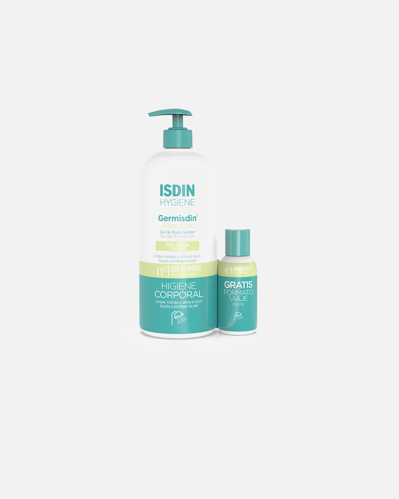 Duschgel für Unisex ISDIN GERMISDIN ALOE VERA DUSCHGEL LOT 1 Stück
